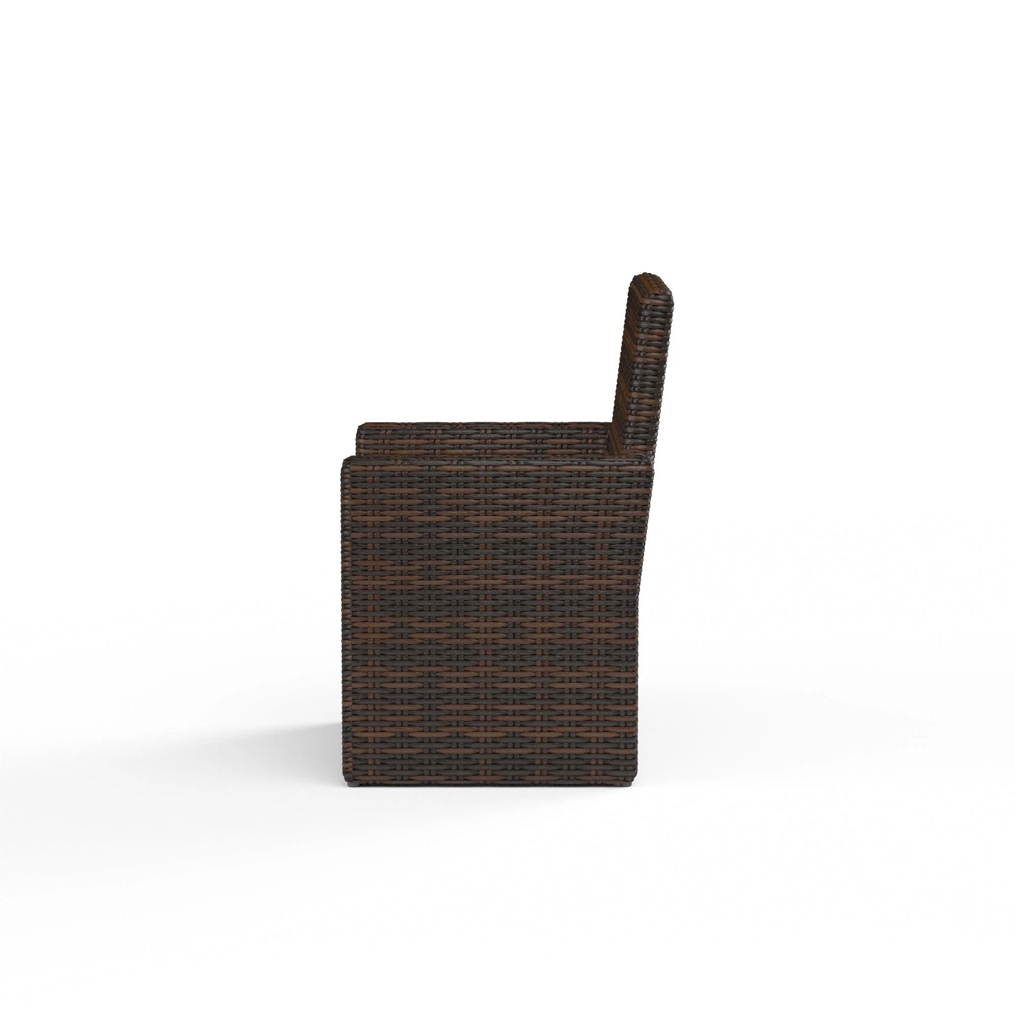 Montecito Dining Chair in Canvas Flax w/ Self Welt - Image 3