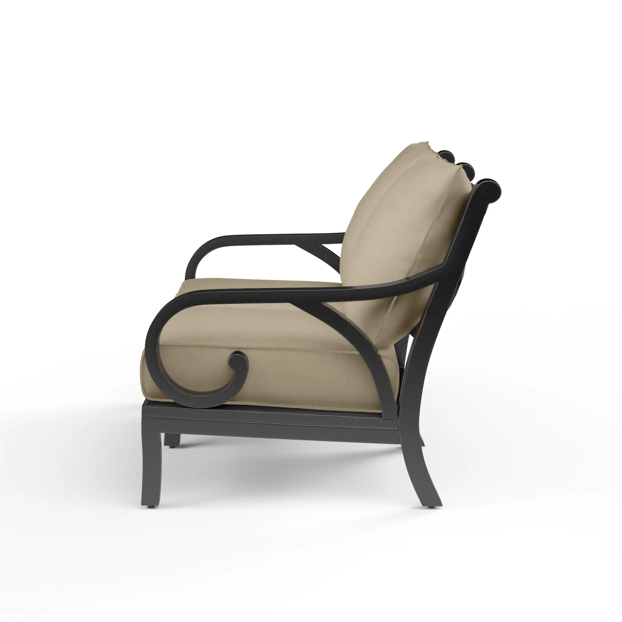 Monterey Loveseat in Linen Stone w/ Selt Welt - Image 2