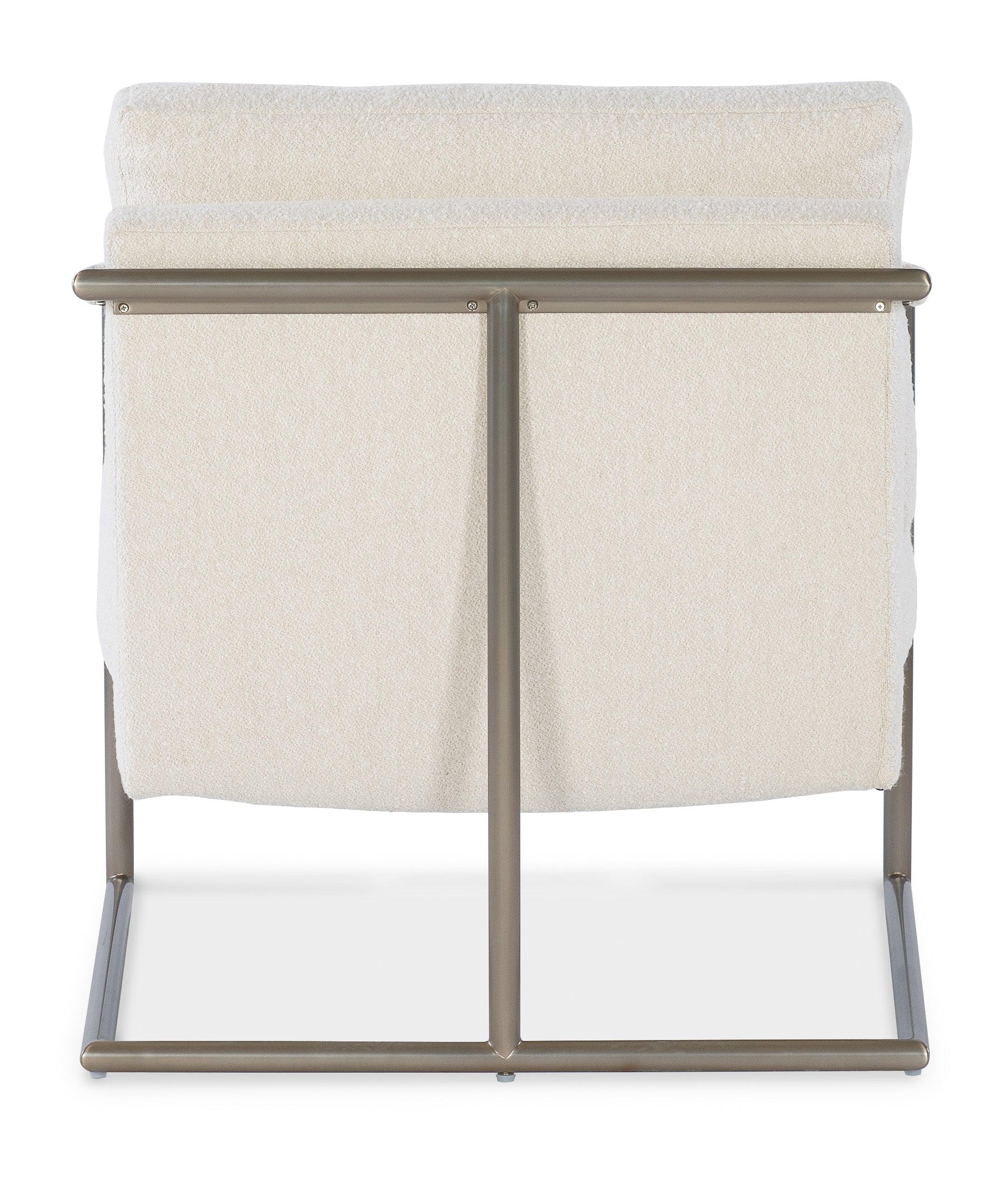 Moody Metal Chair - Beige - Image 2