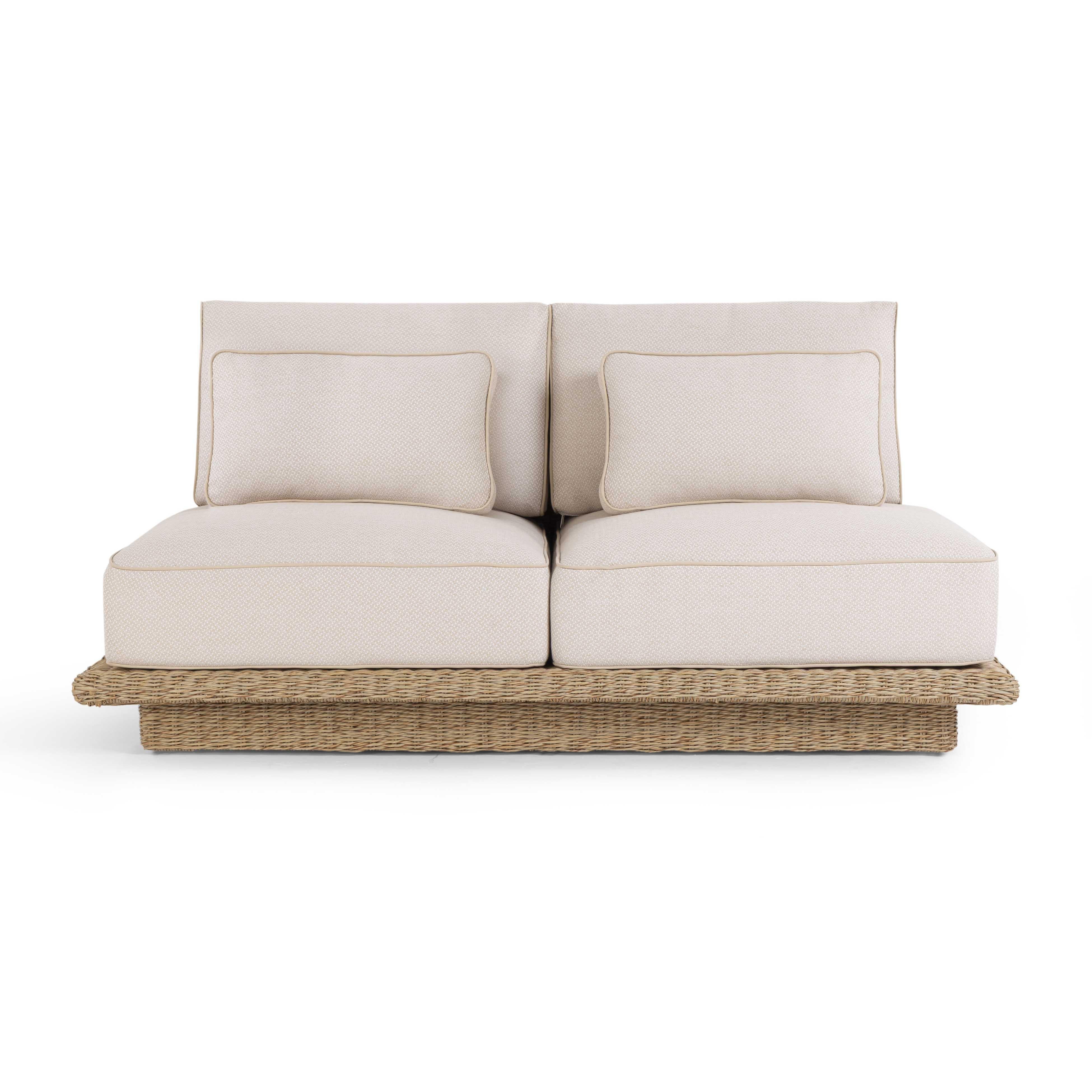 Mora Cream Outdoor Sofa - Image 8