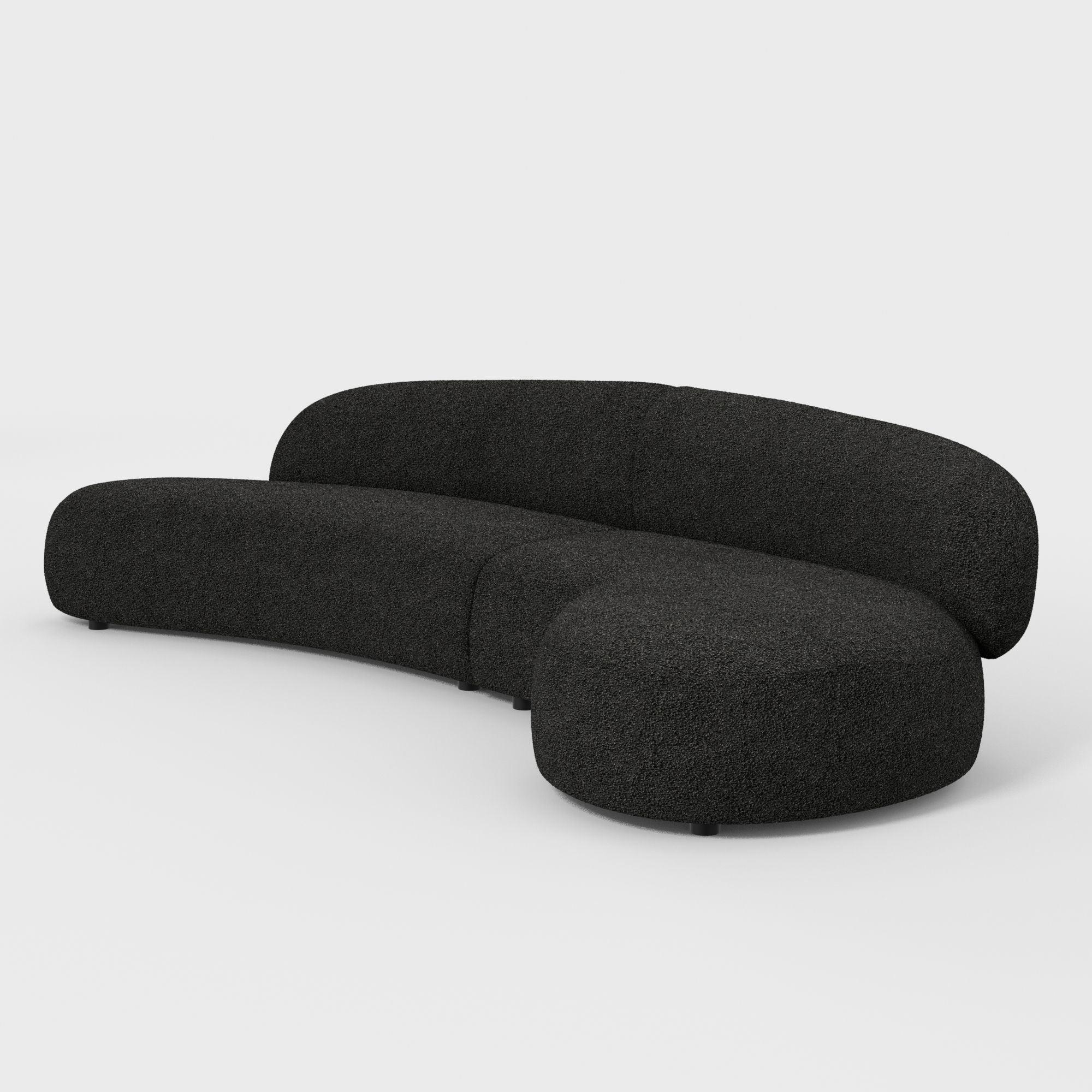 MORITZ Sectional 2-Piece Chaise Facing Right - Image 5