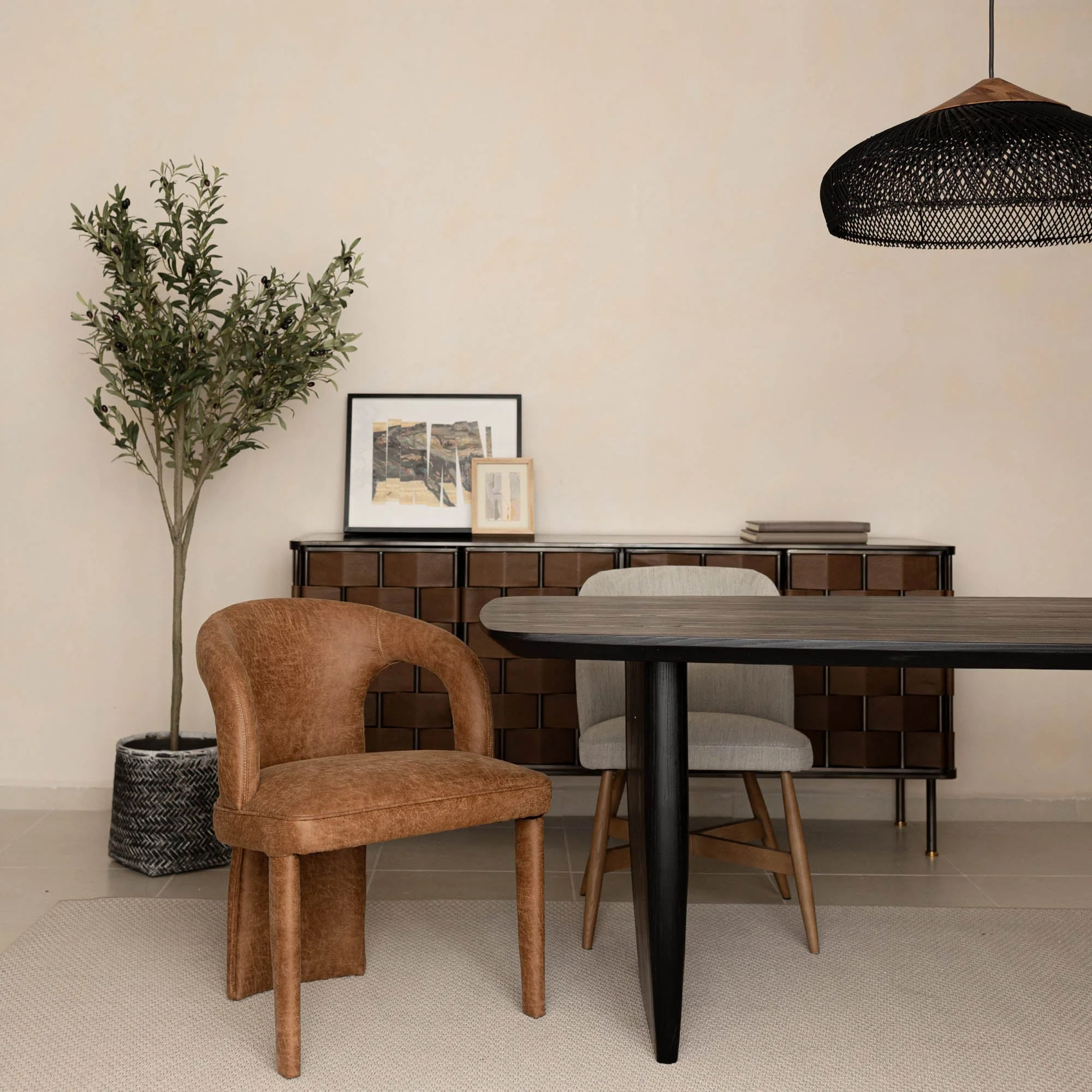 Naomi Dining Chair - Cognac - Image 2