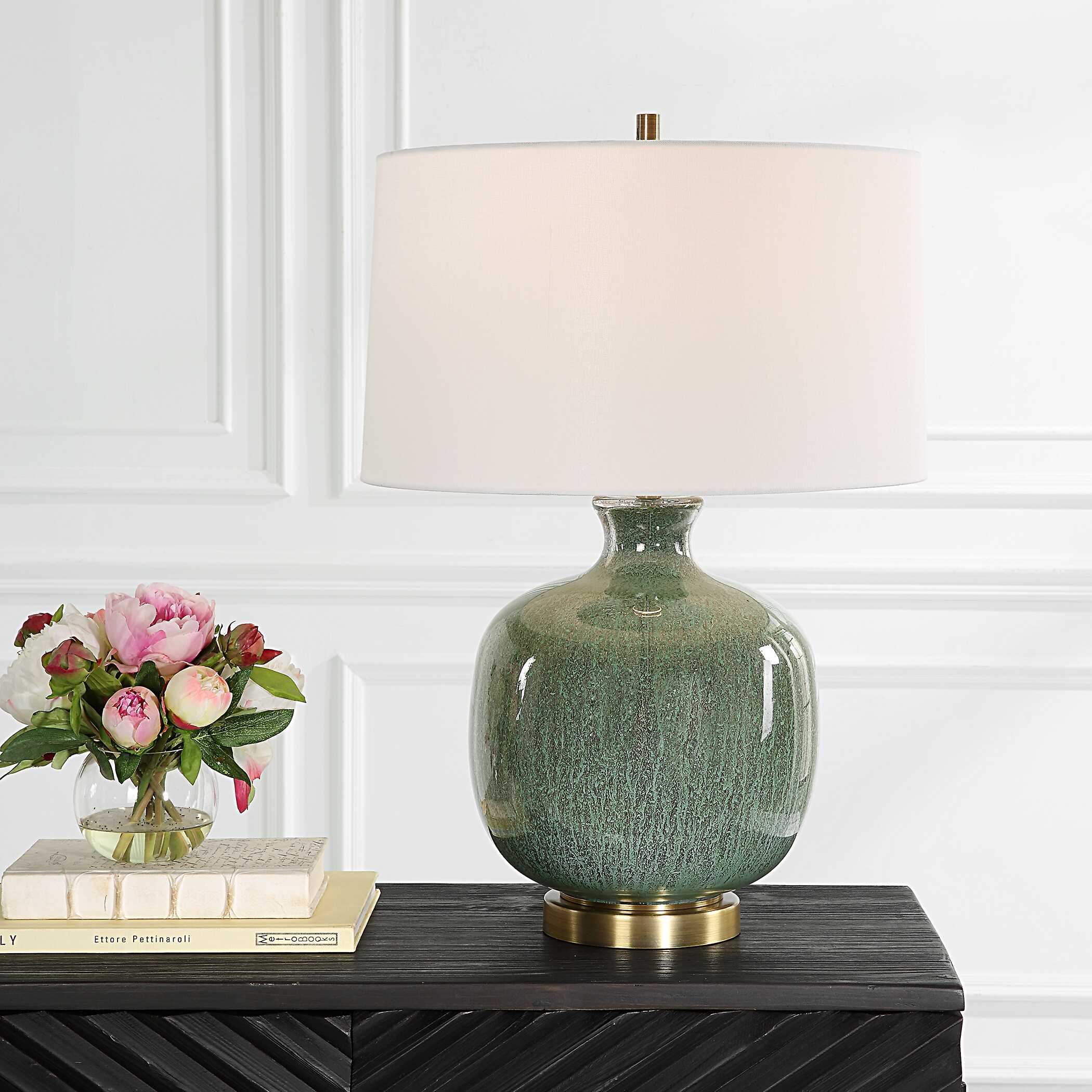 Nataly Aged Green Table Lamp - Image 2