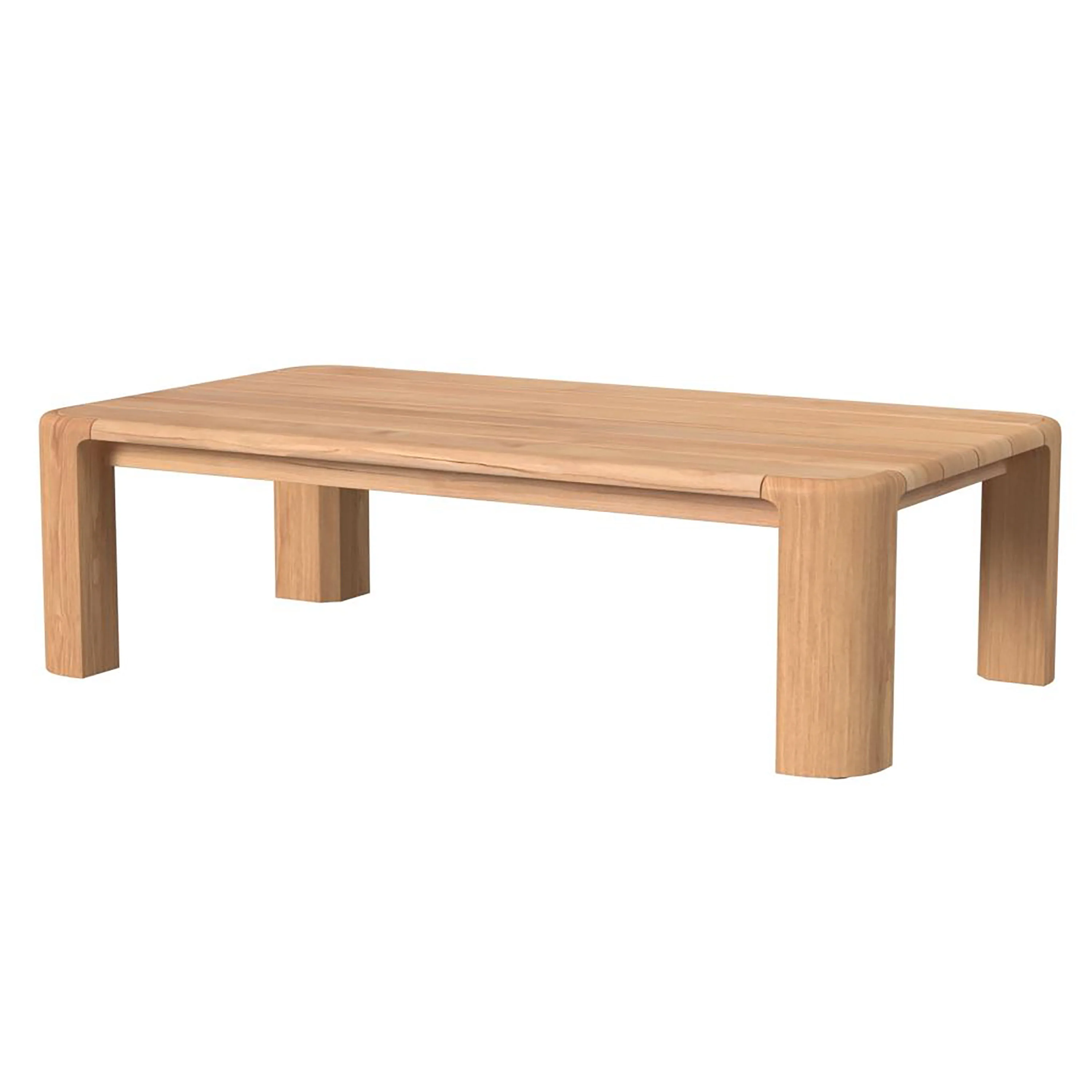 Natural Teak Coffee Table - Image 4