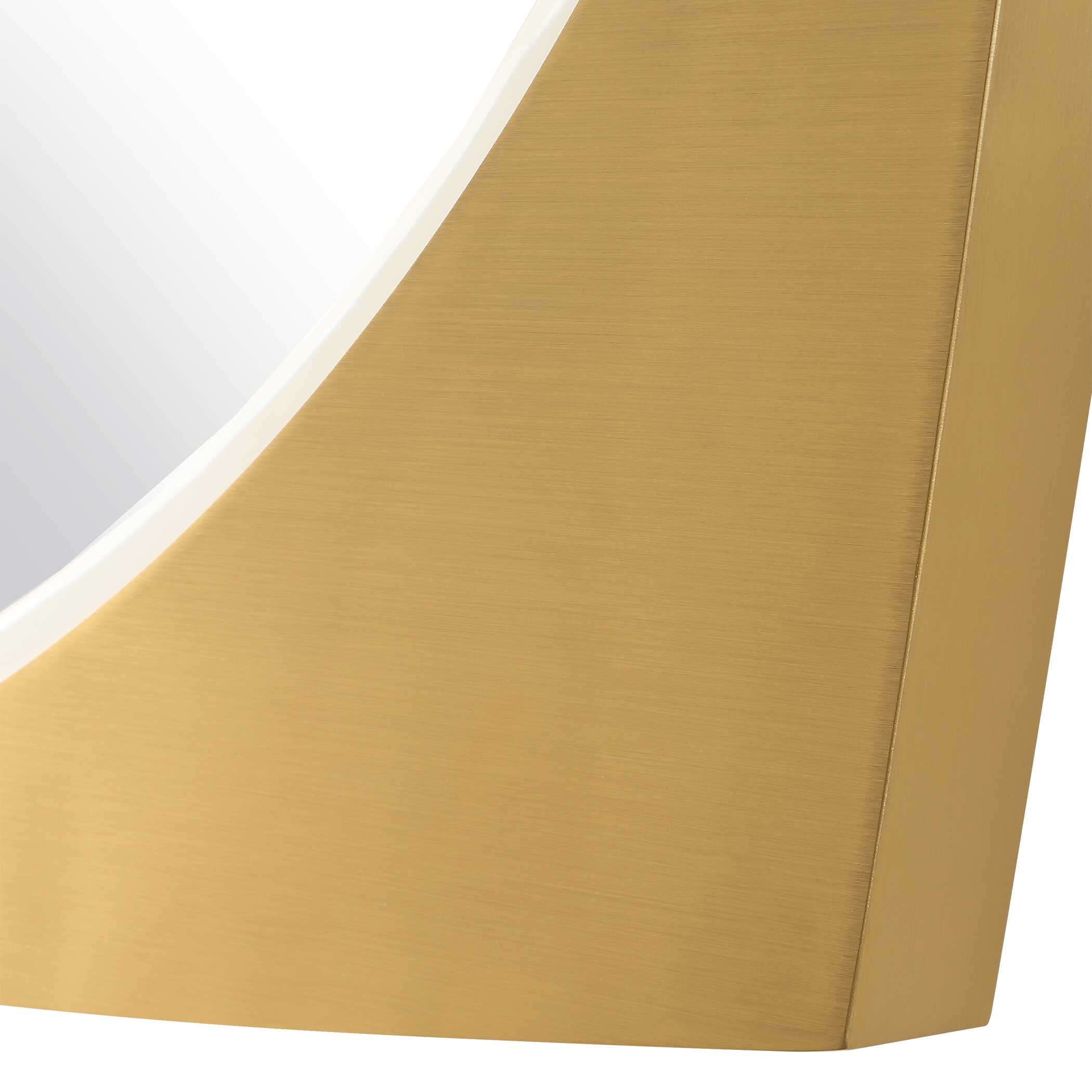 Neilia Round Brass Mirror - Image 5