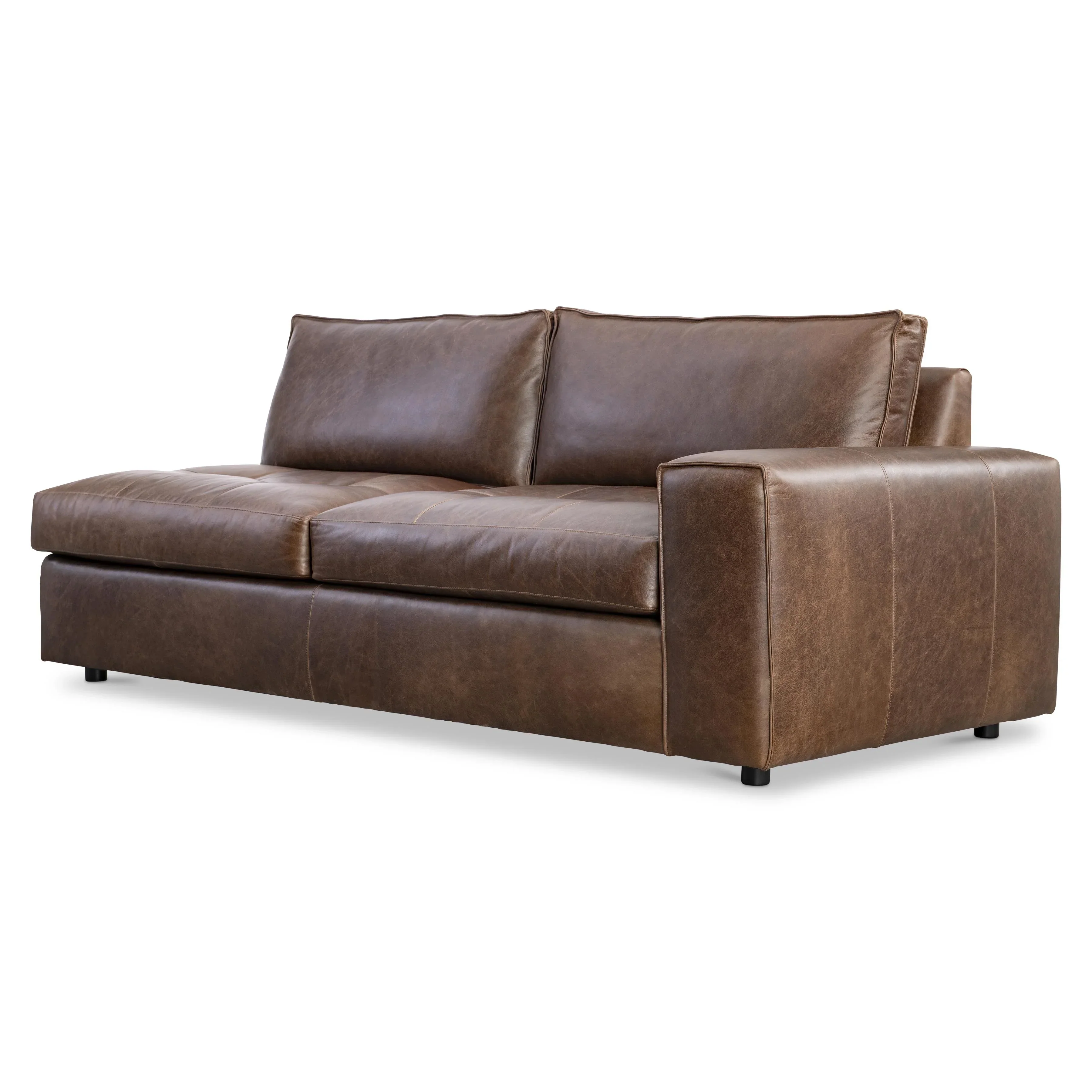 Nest Leather Right Arm Loveseat - Image 4