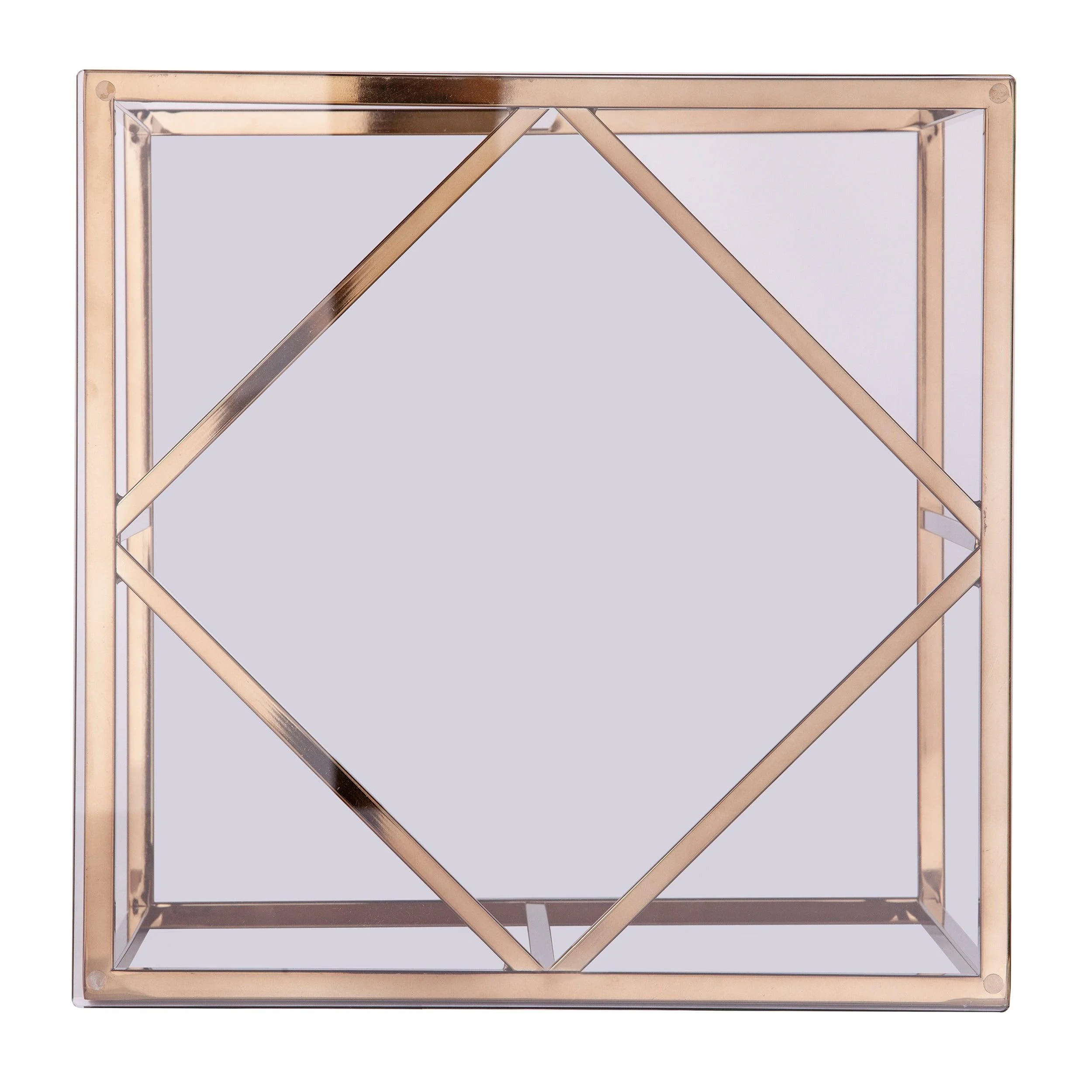 Nicholance Contemporary End Table w/ Glass Top - Image 4