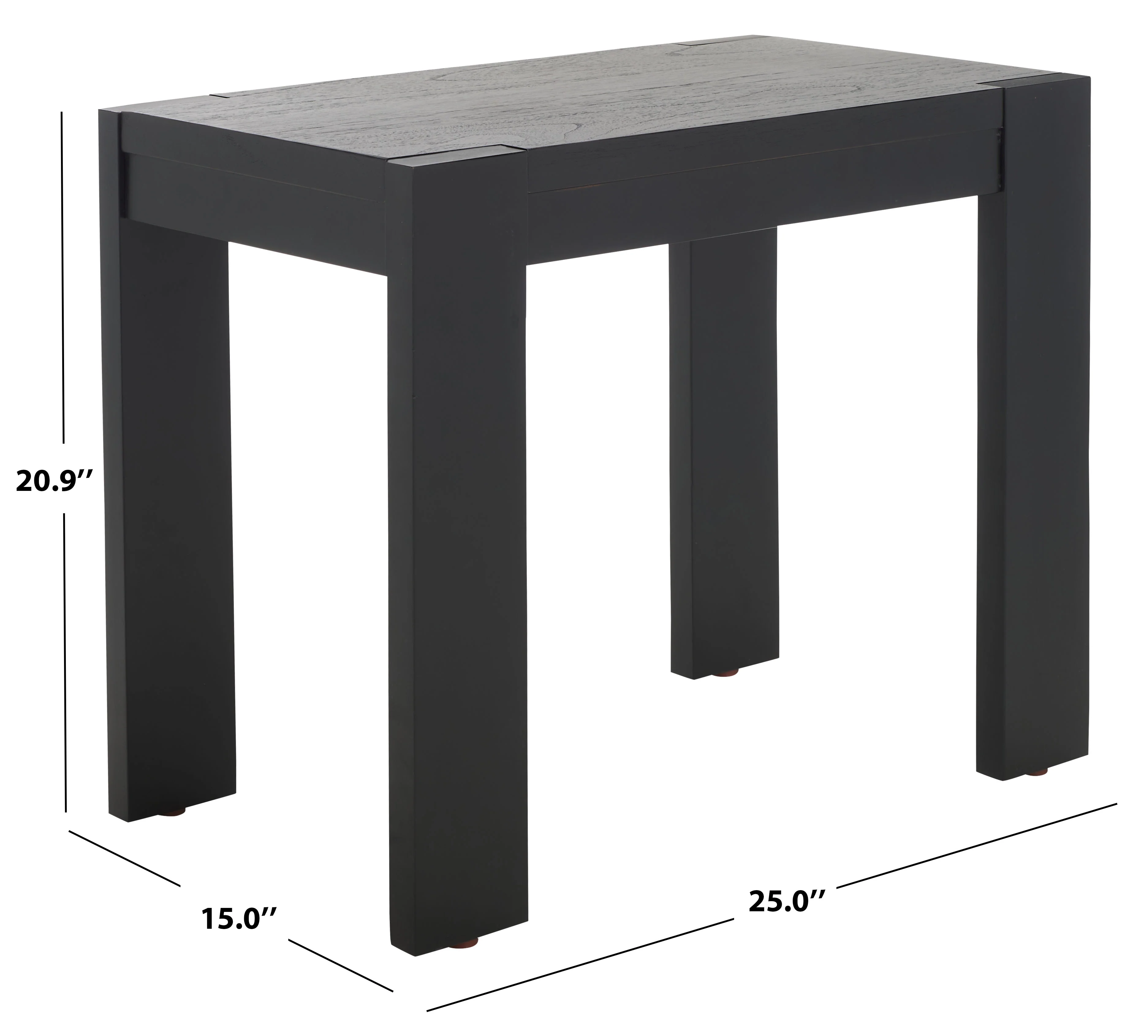 Nikole Rectangle Wood Accent Table - Image 6