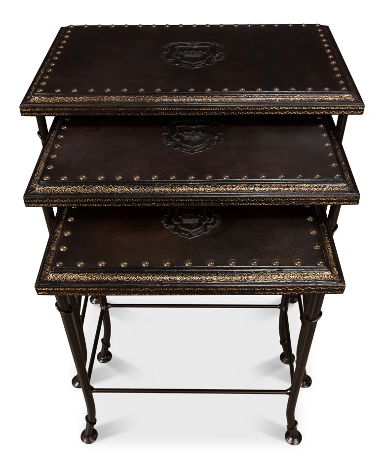 Noble Nesting Tables, Set Of 3 - Image 7