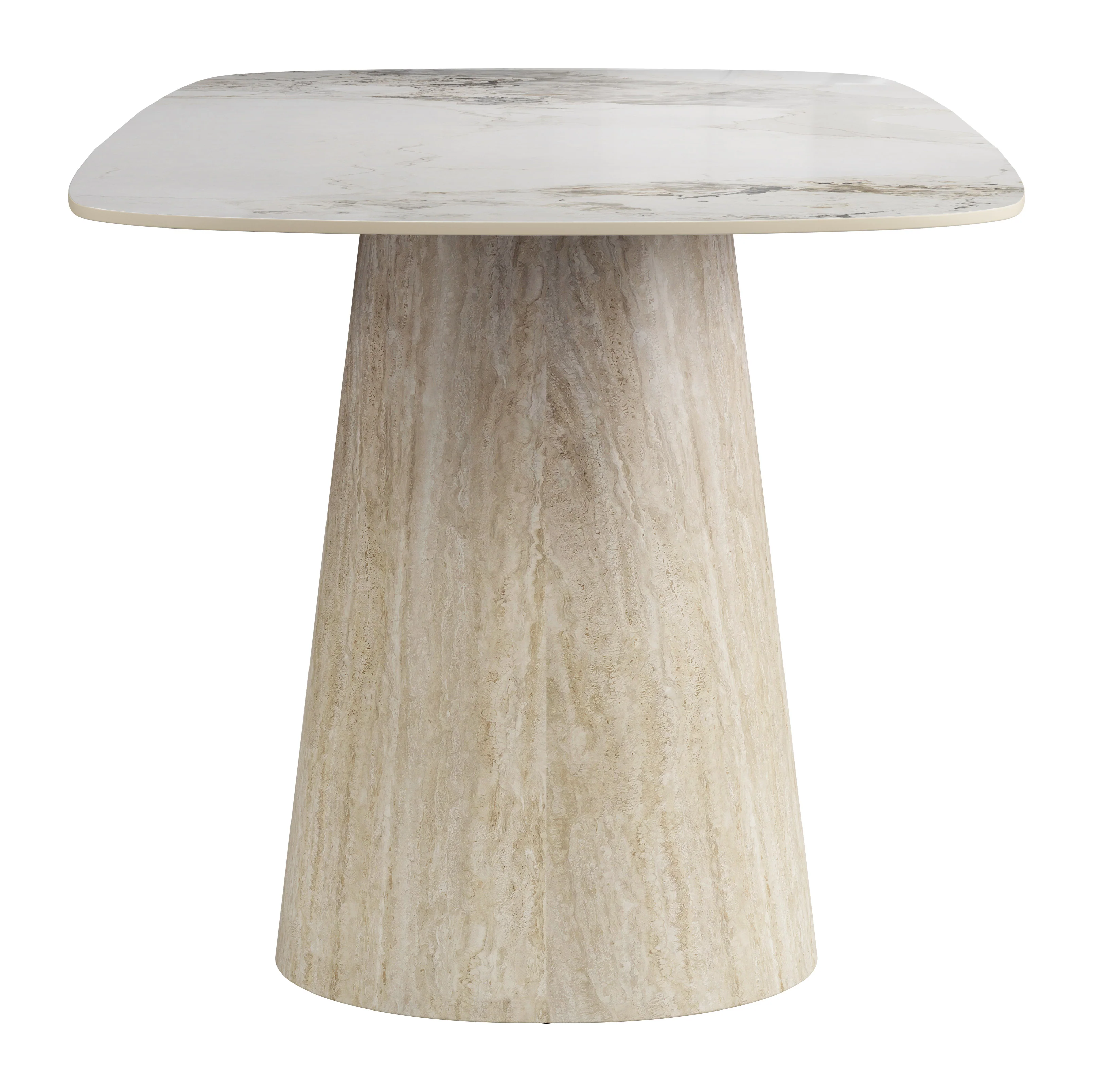 Nooka Dining Table White & Natural - Image 2