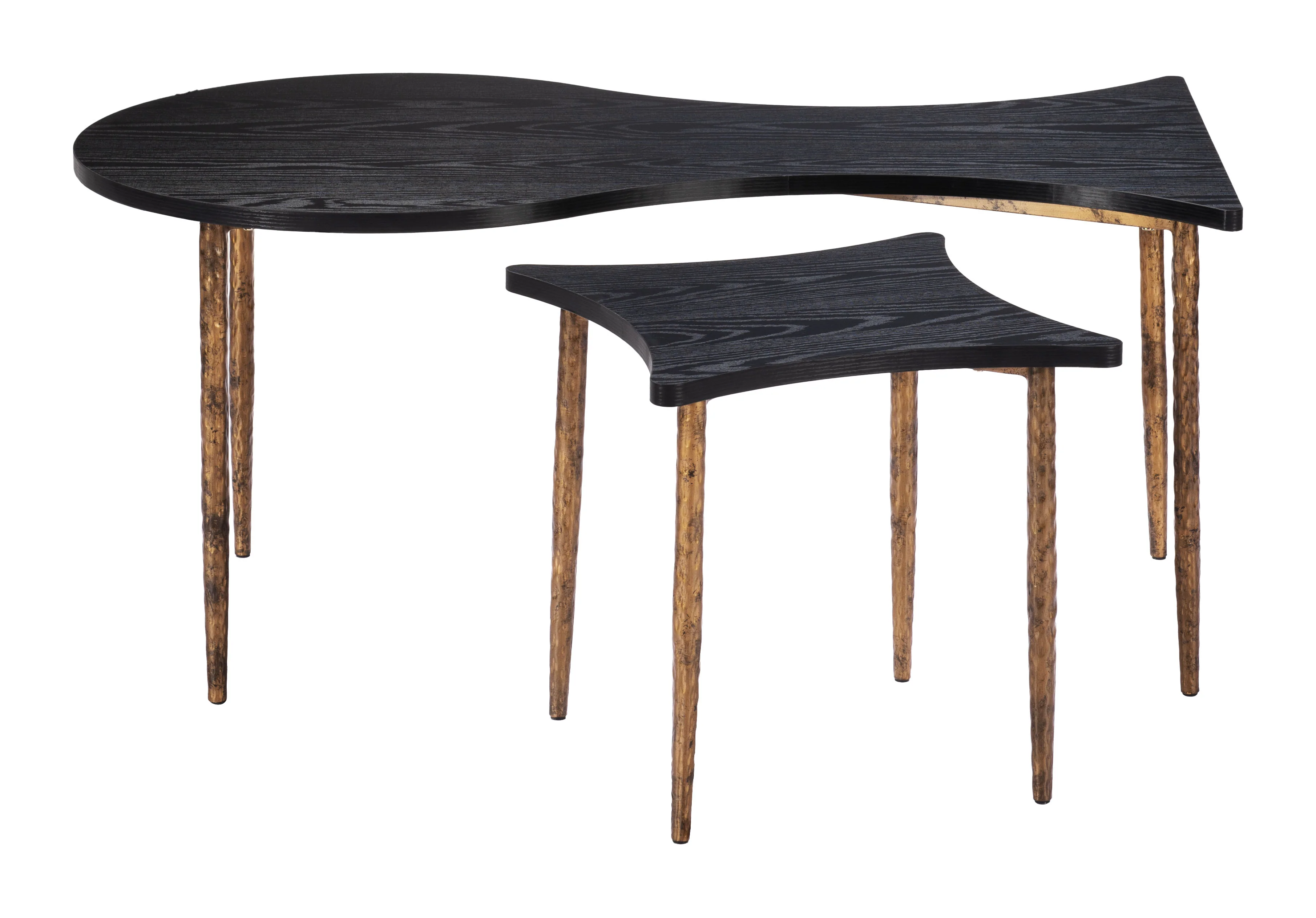Norden Coffee Table Set (2-Piece) Black & Bronze - Image 3