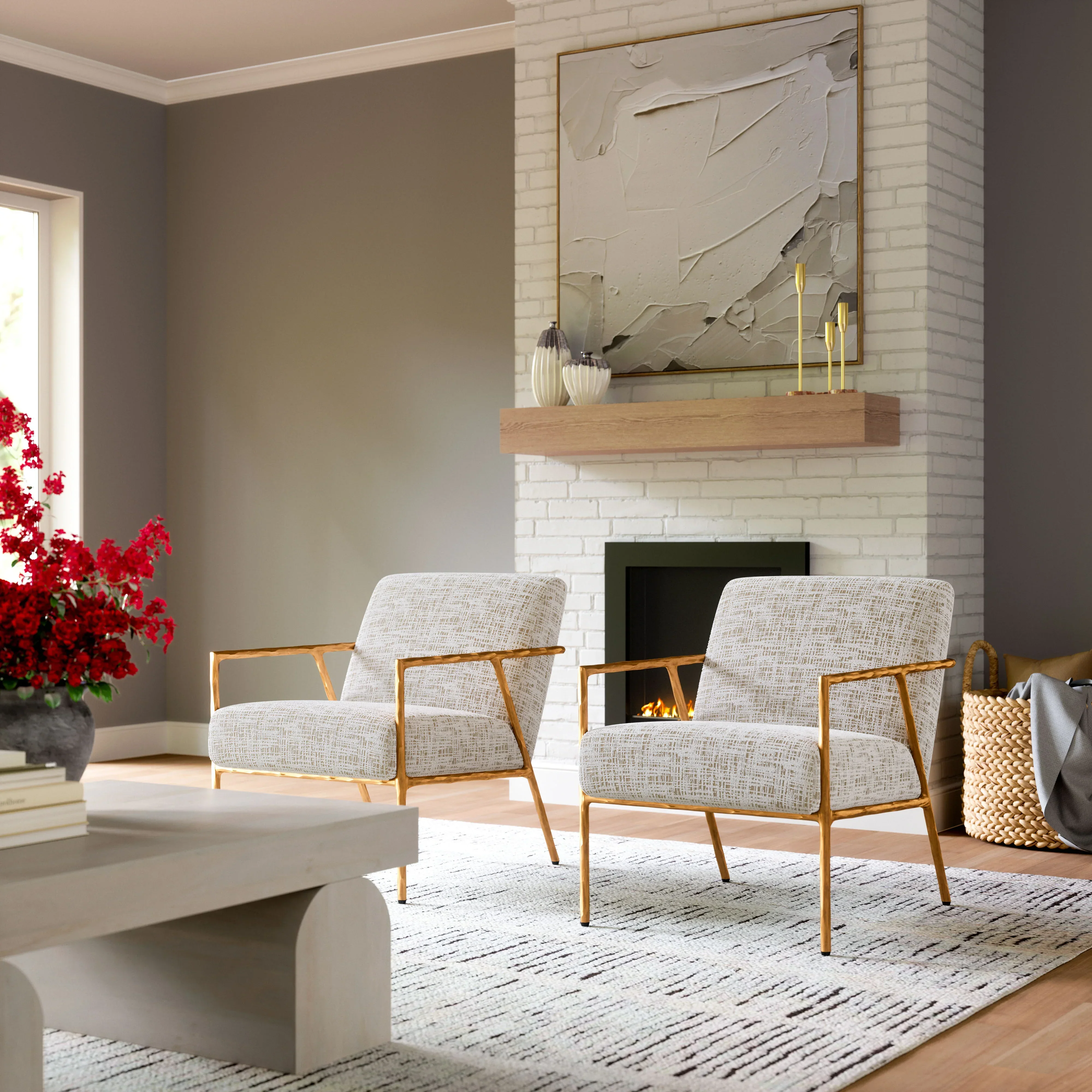 Norrebro Accent Chair Beige Frost - Image 3