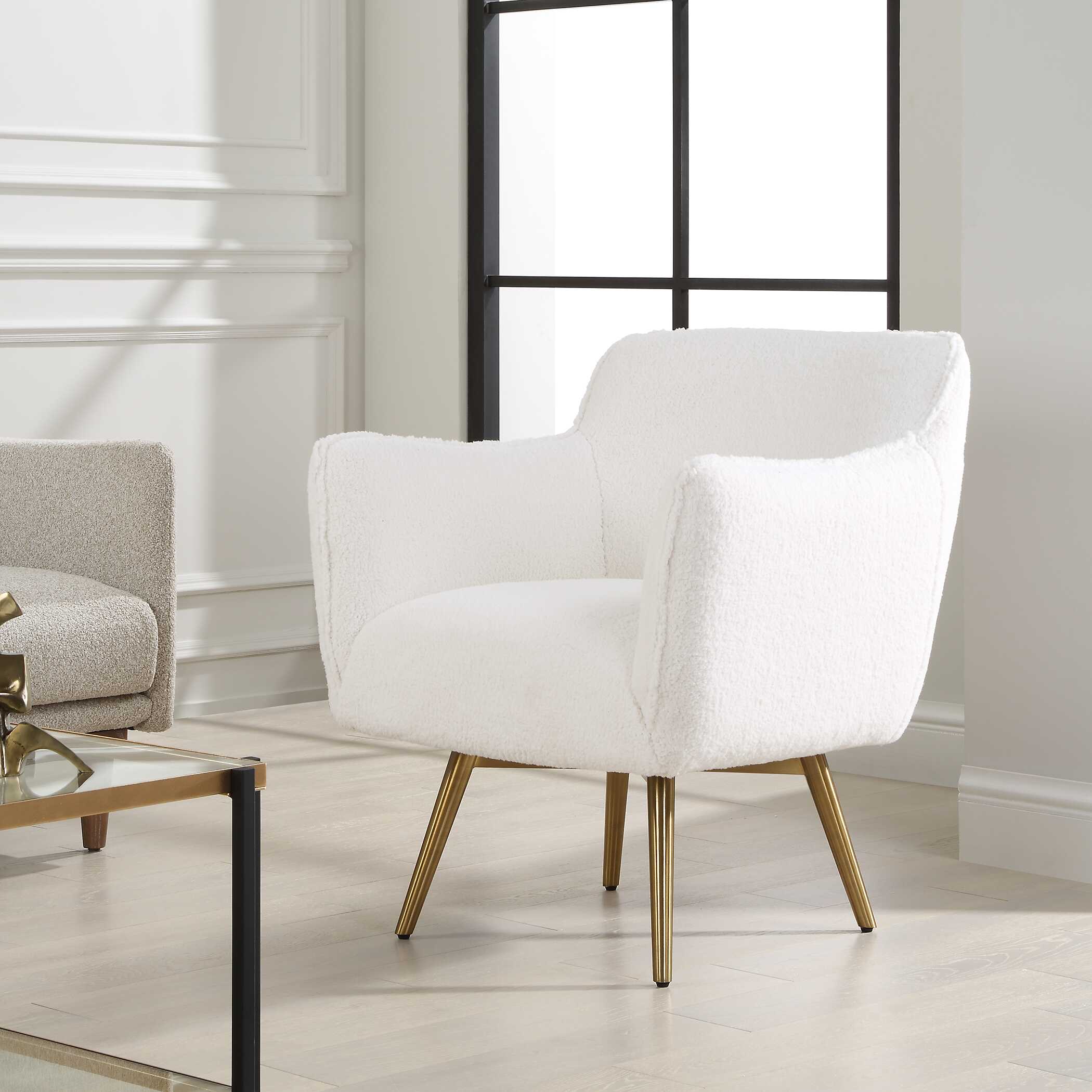 Oasis White Swivel Chair - Image 2