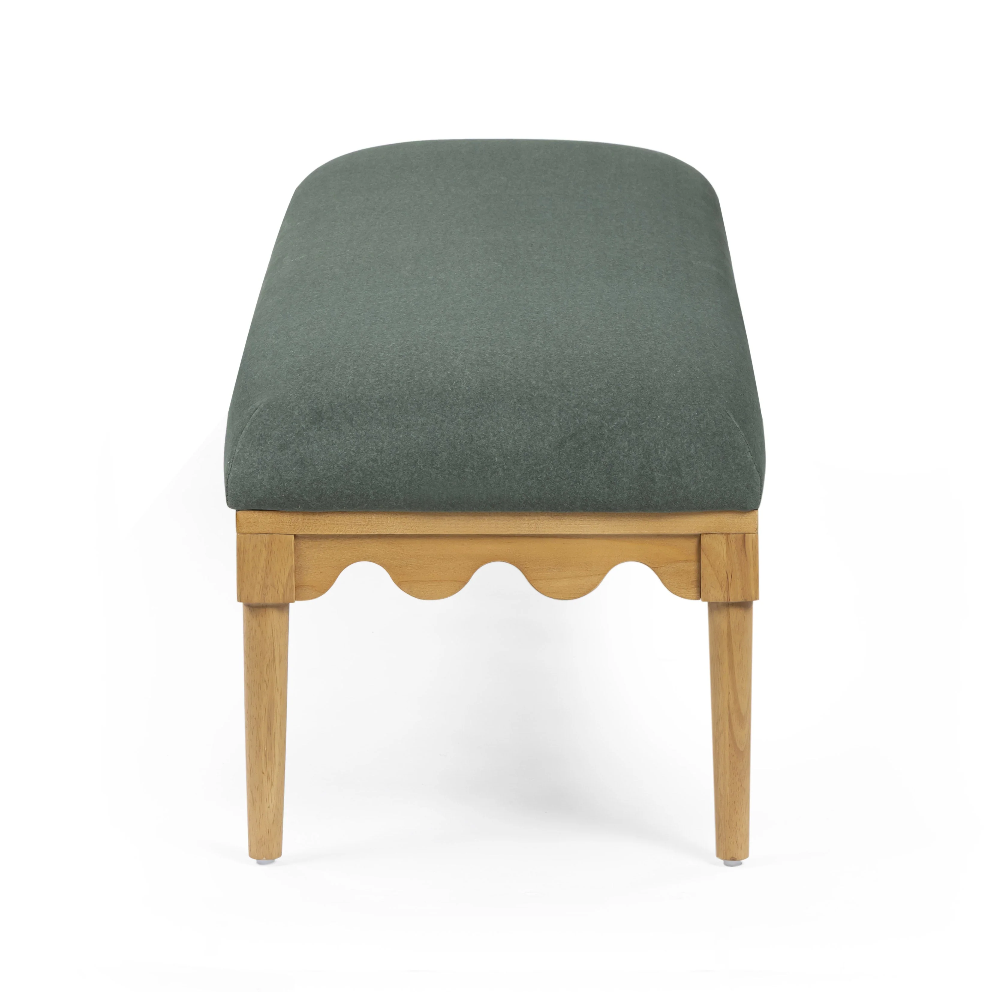 Oodle 56.5" Performance Vegan Mohair Bench - Image 14