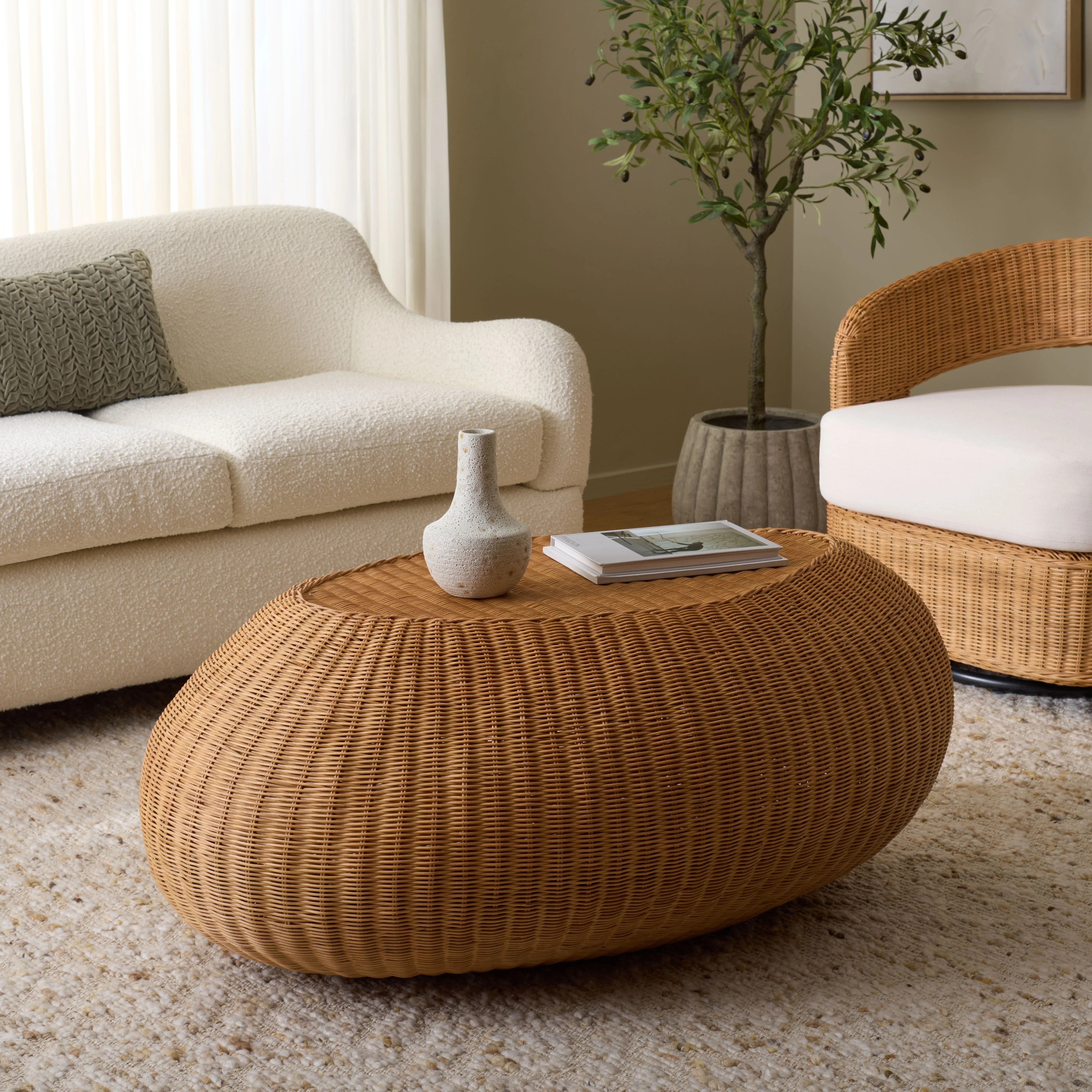 O'Reilly Rattan Coffee Table - Image 2