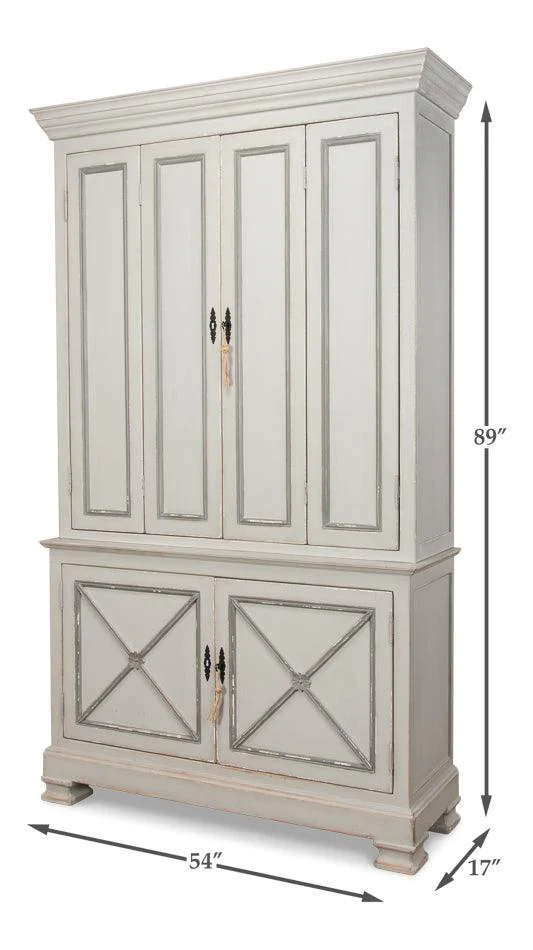 Painted Directoire Style Cupboard - Image 7
