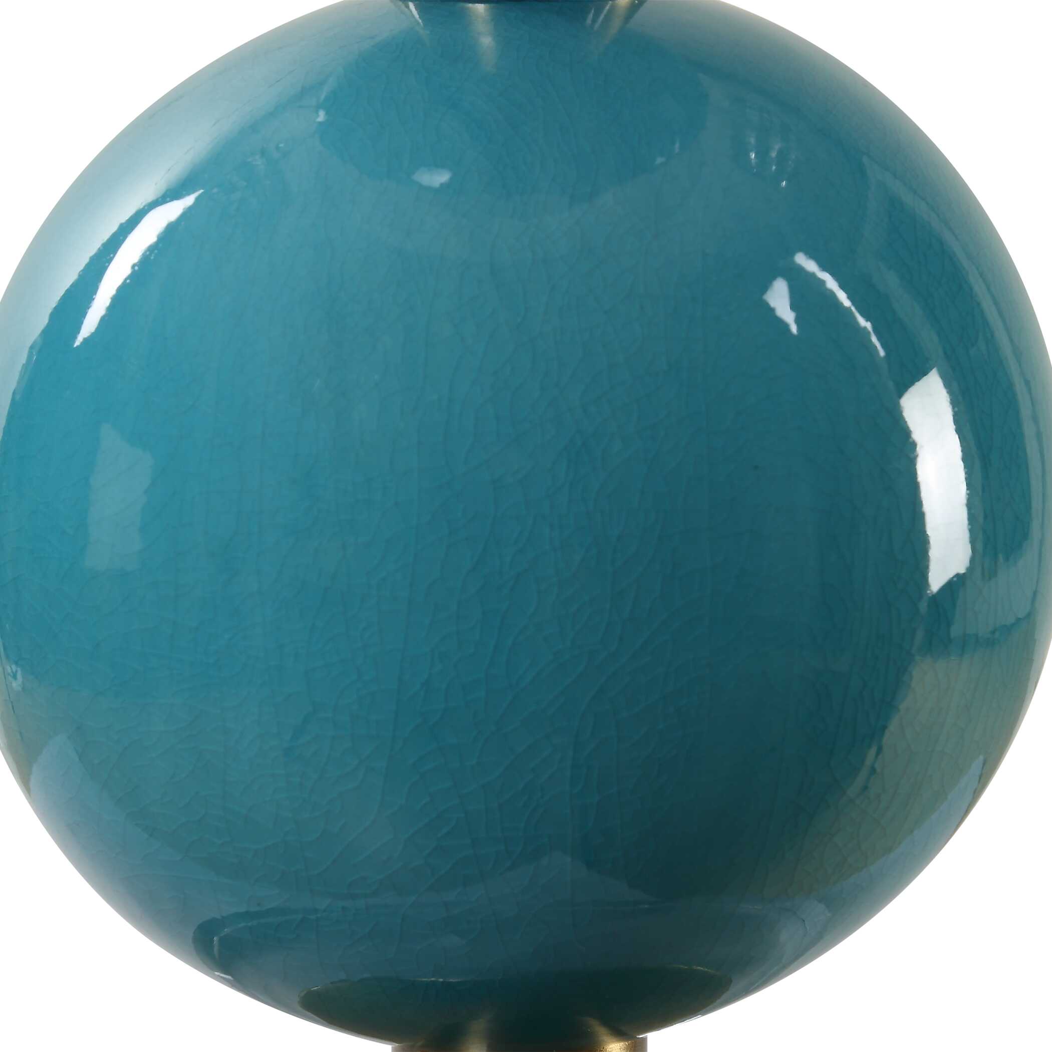 Palawan Blue Glaze Table Lamp - Image 7