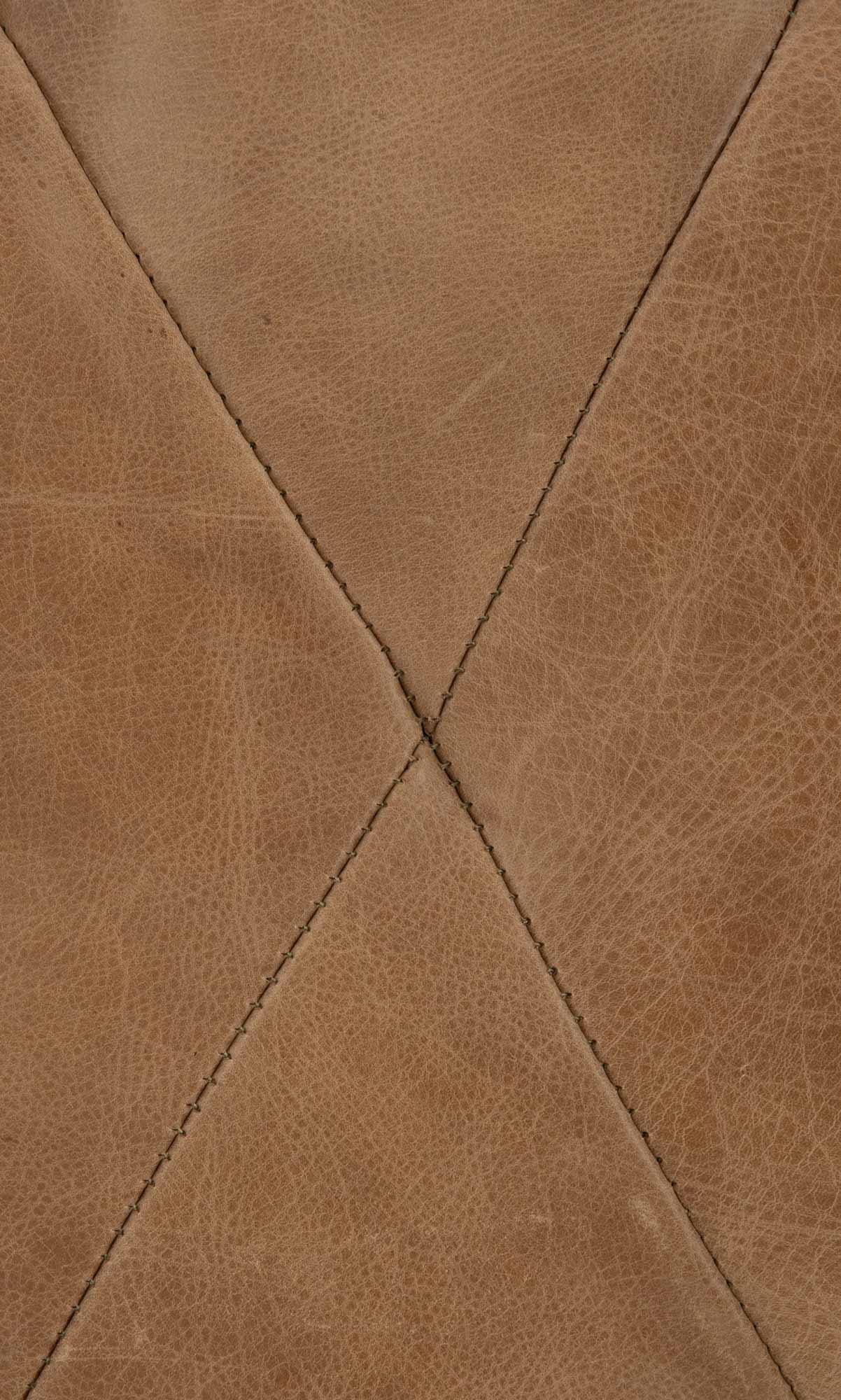 Palazzo Brown Leather Swivel Chair - Image 7