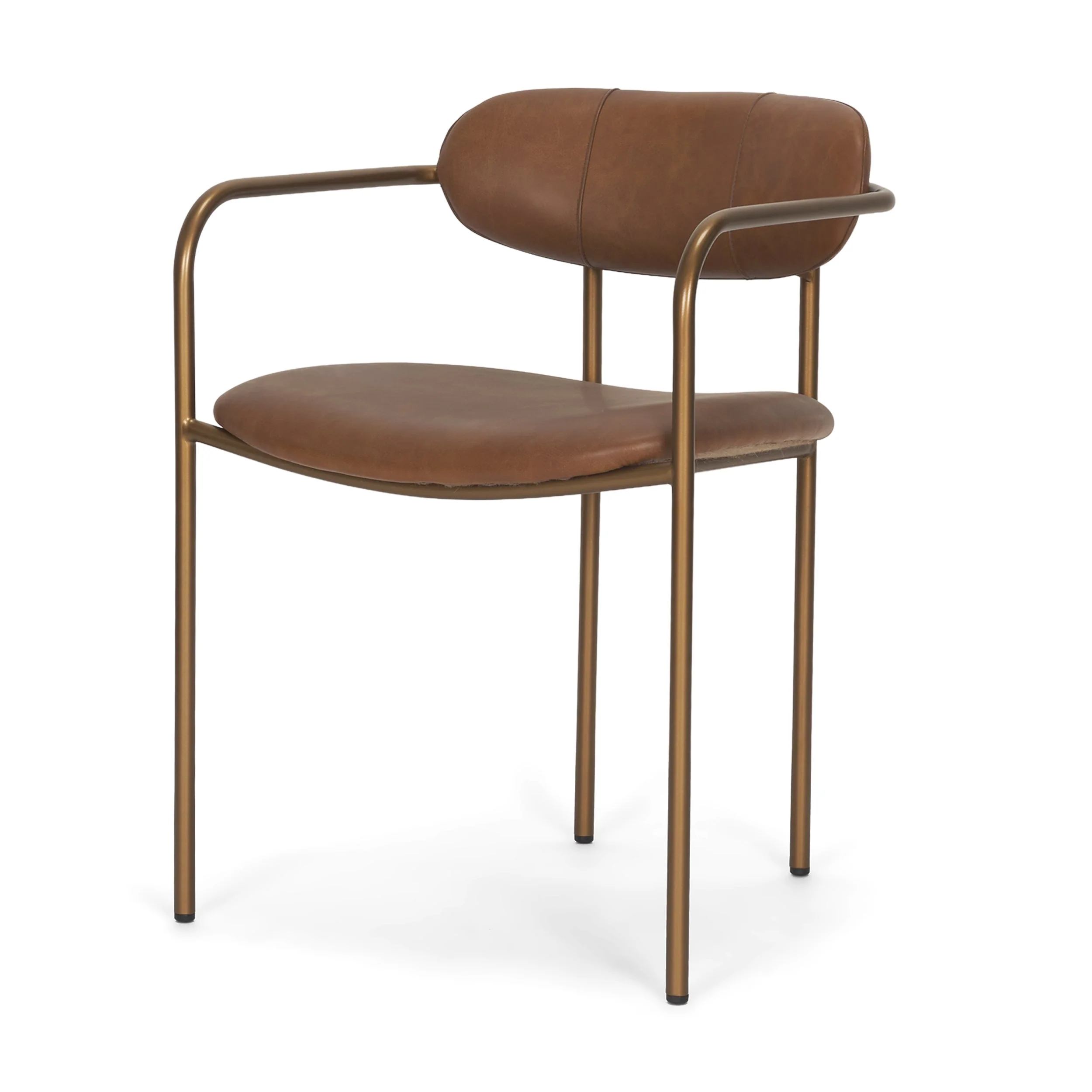 Parker Leather Dining Armchair - Image 7