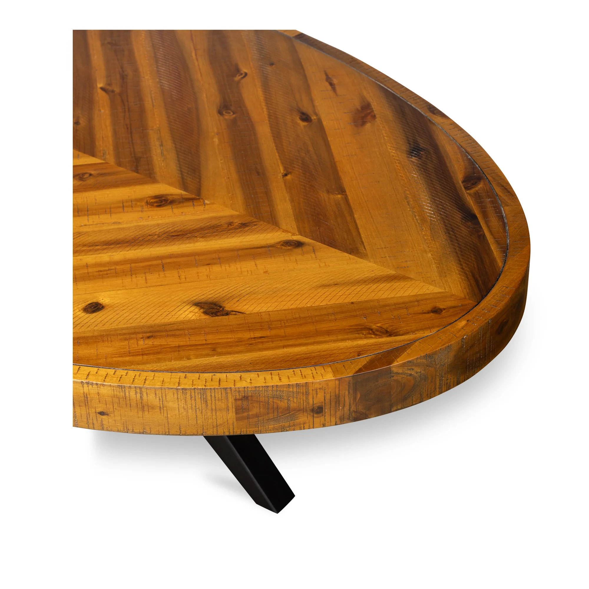Parq Oval Coffee Table Amber - Image 8