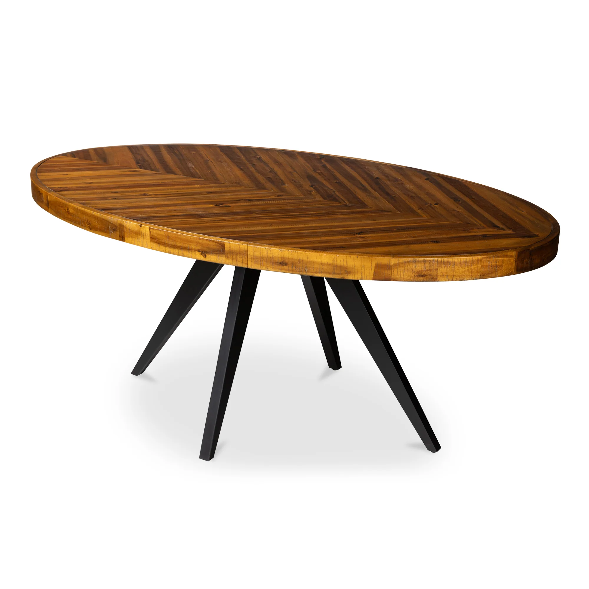 Parq Oval Dining Table Amber - Image 4