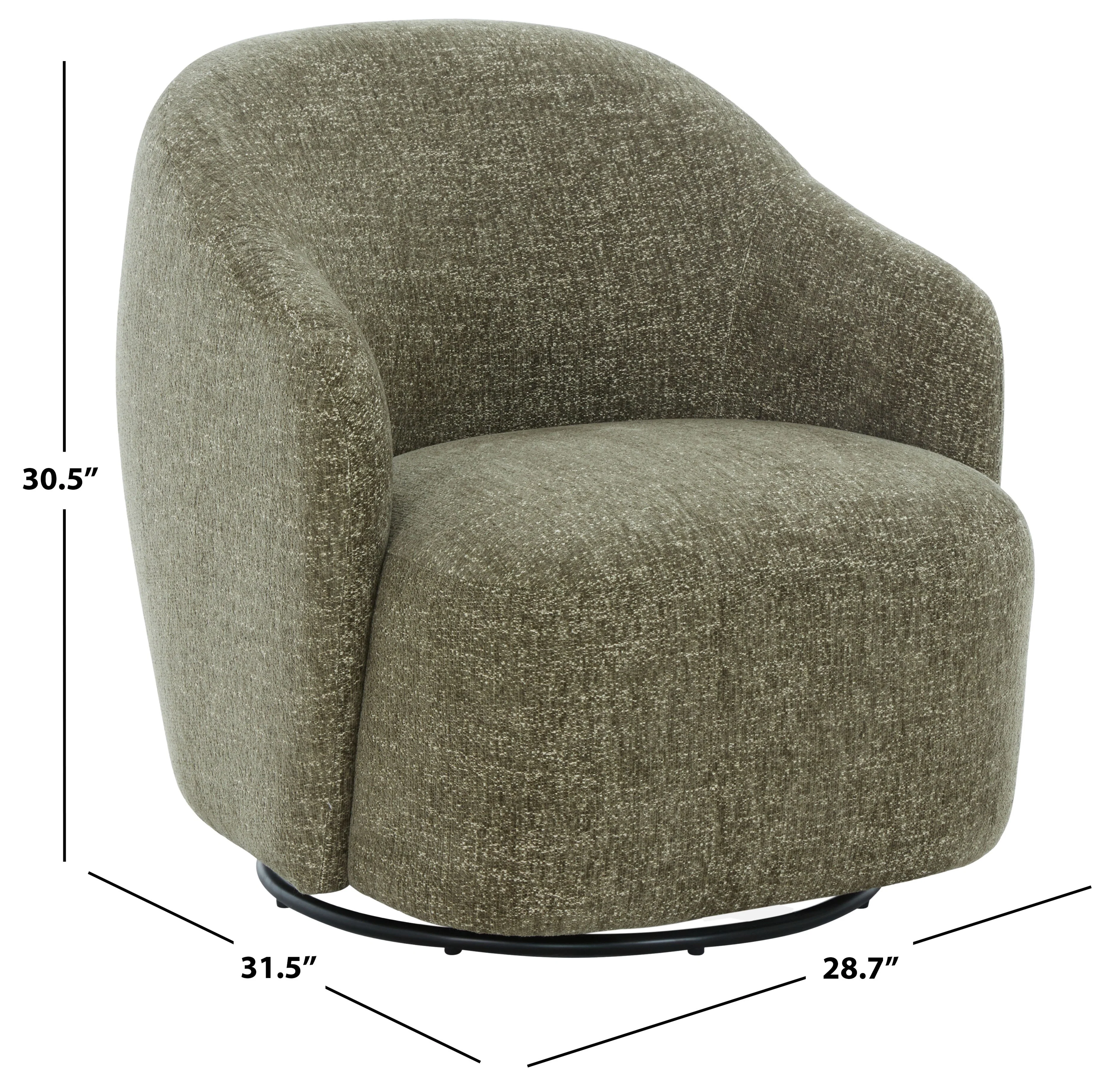 Peitra Boucle Accent Chair - Image 12