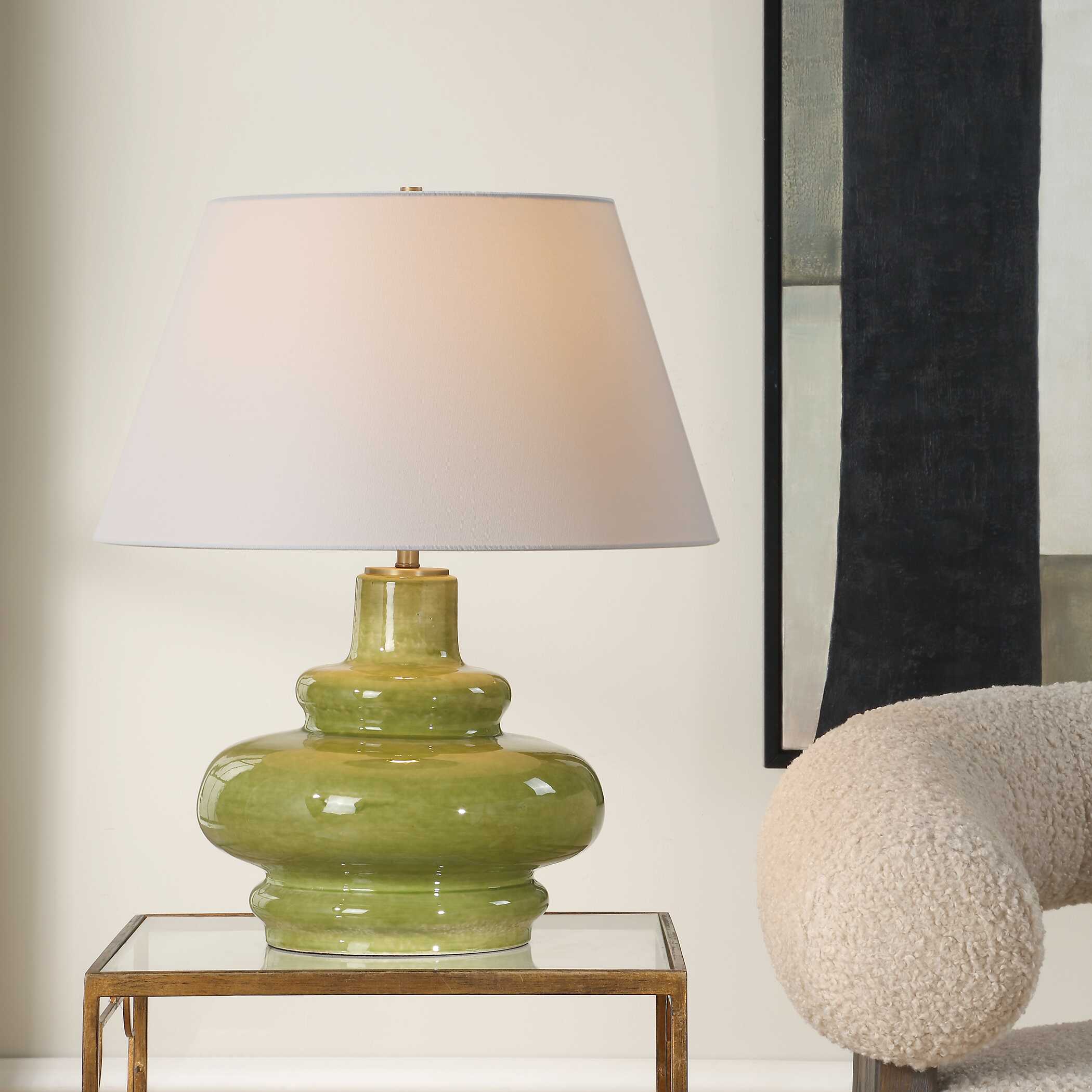 Penny Moss Green Table Lamp - Image 2