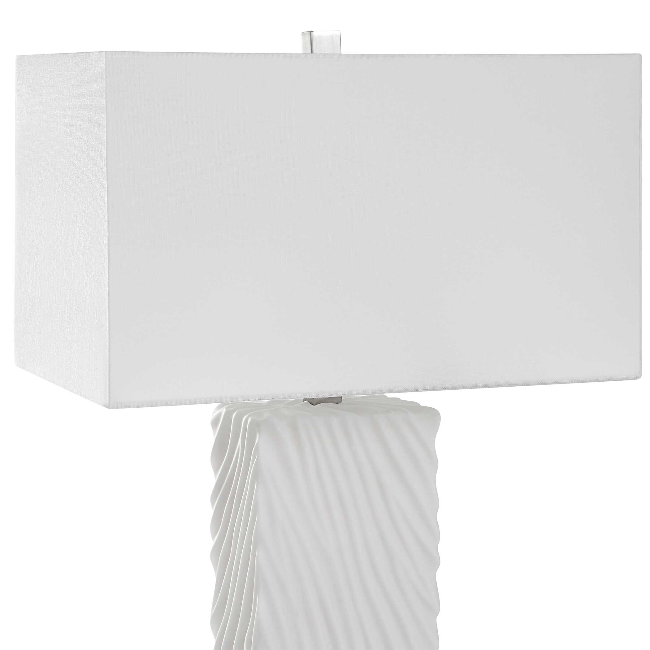 Pillar White Marble Table Lamp - Image 5