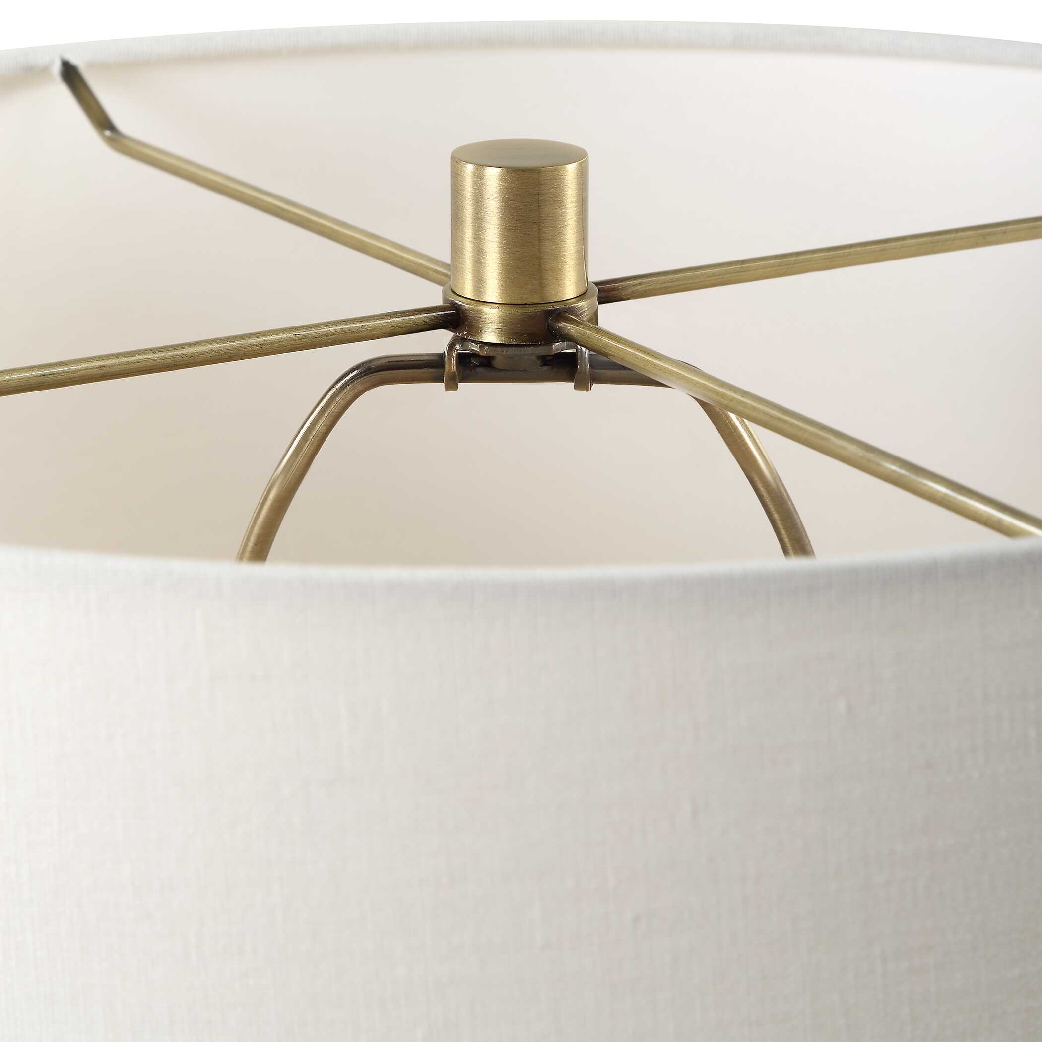 Plinth White Marble Table Lamp - Image 6