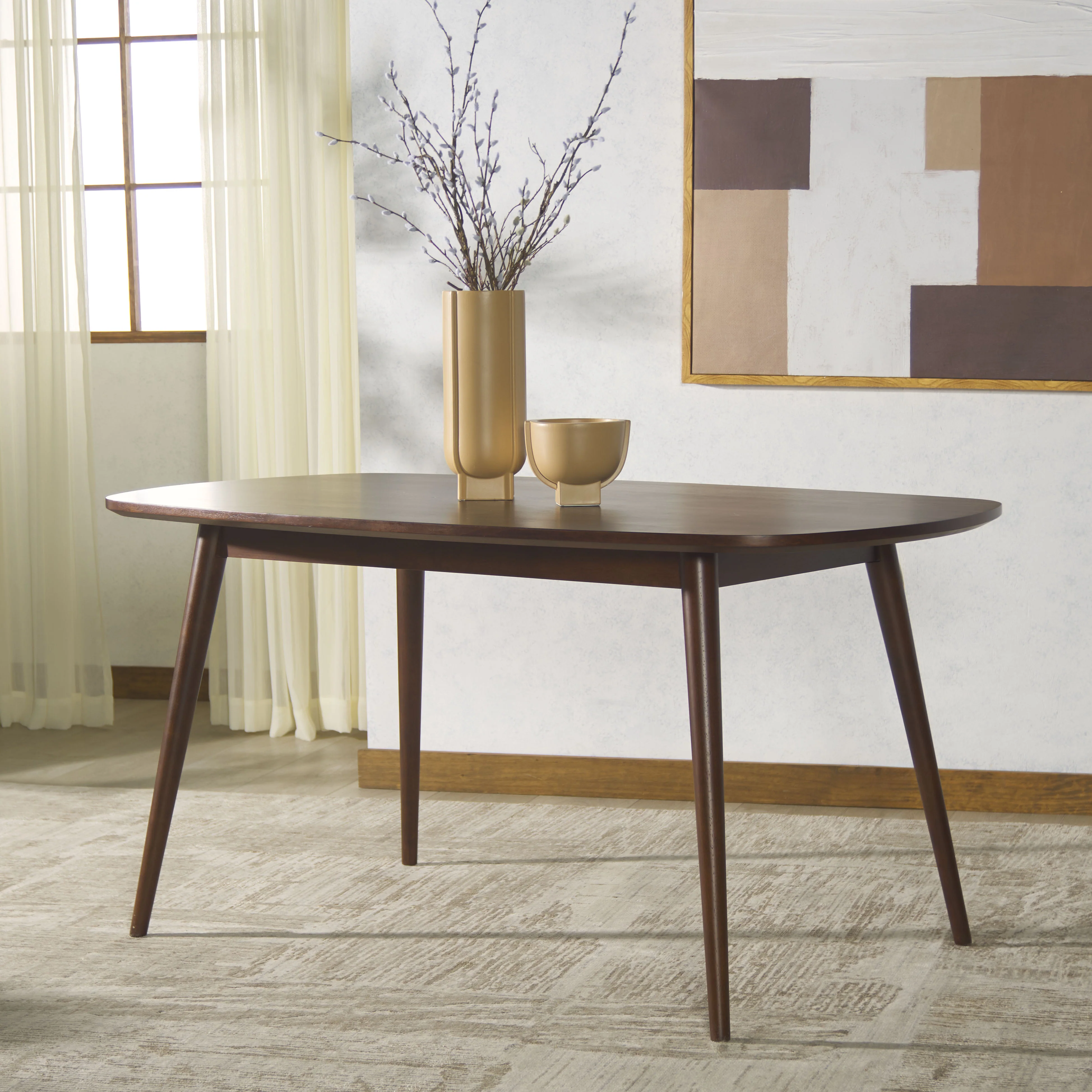 Portman 62" Wood Dining Table - Image 2