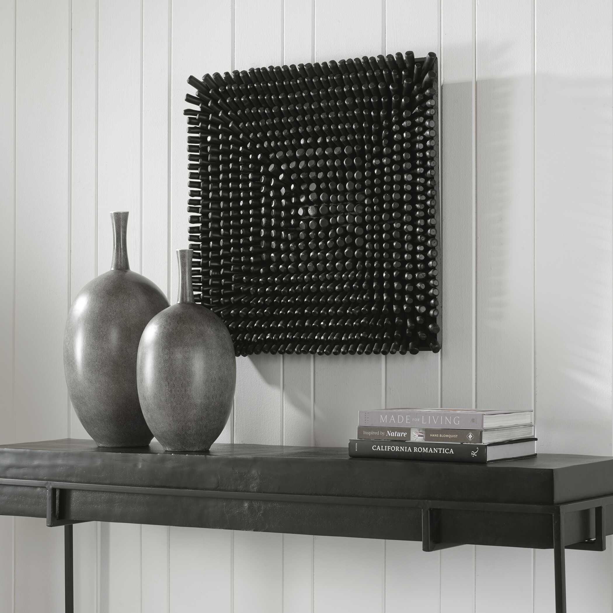 Portside Black Wood Wall Panel - Image 3