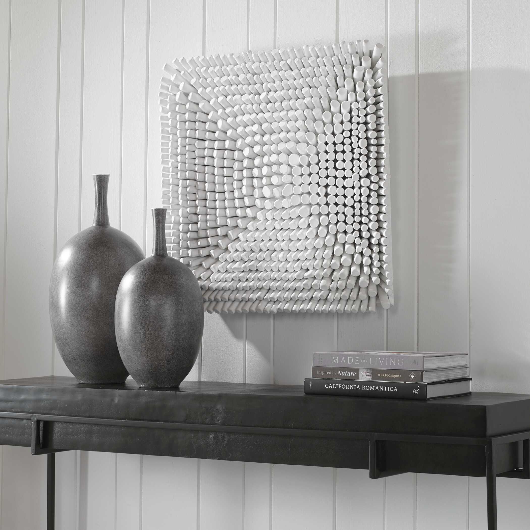 Portside White Wood Wall Panel - Image 3