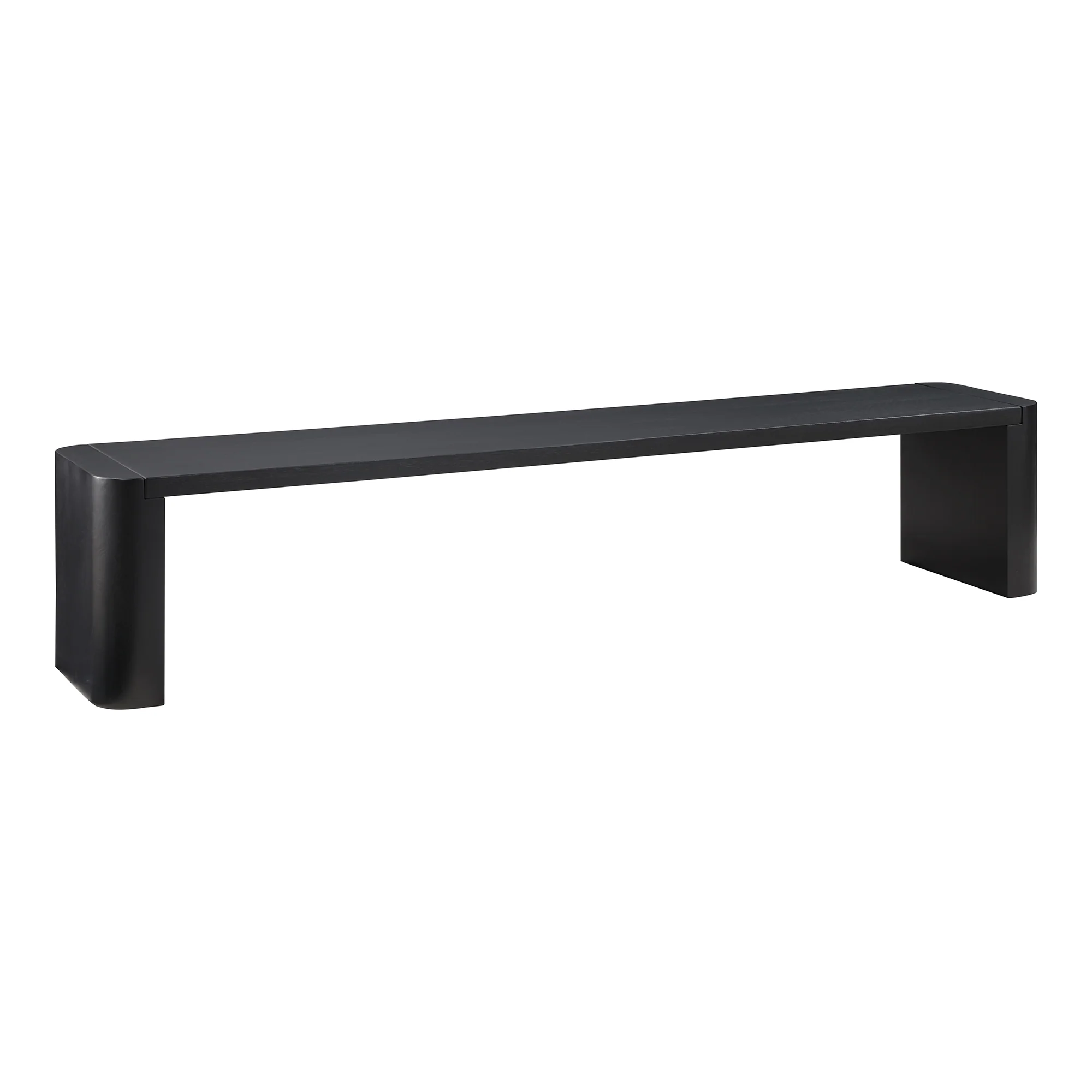 Post Dining Bench Large Black - Image 3