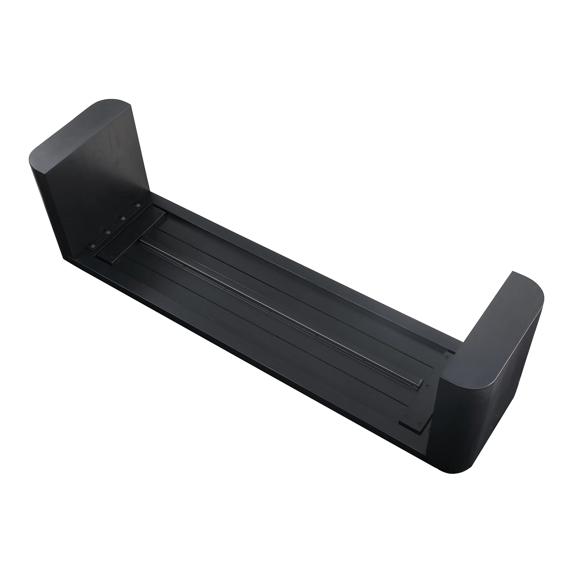 Post Dining Bench Small Black - Image 5