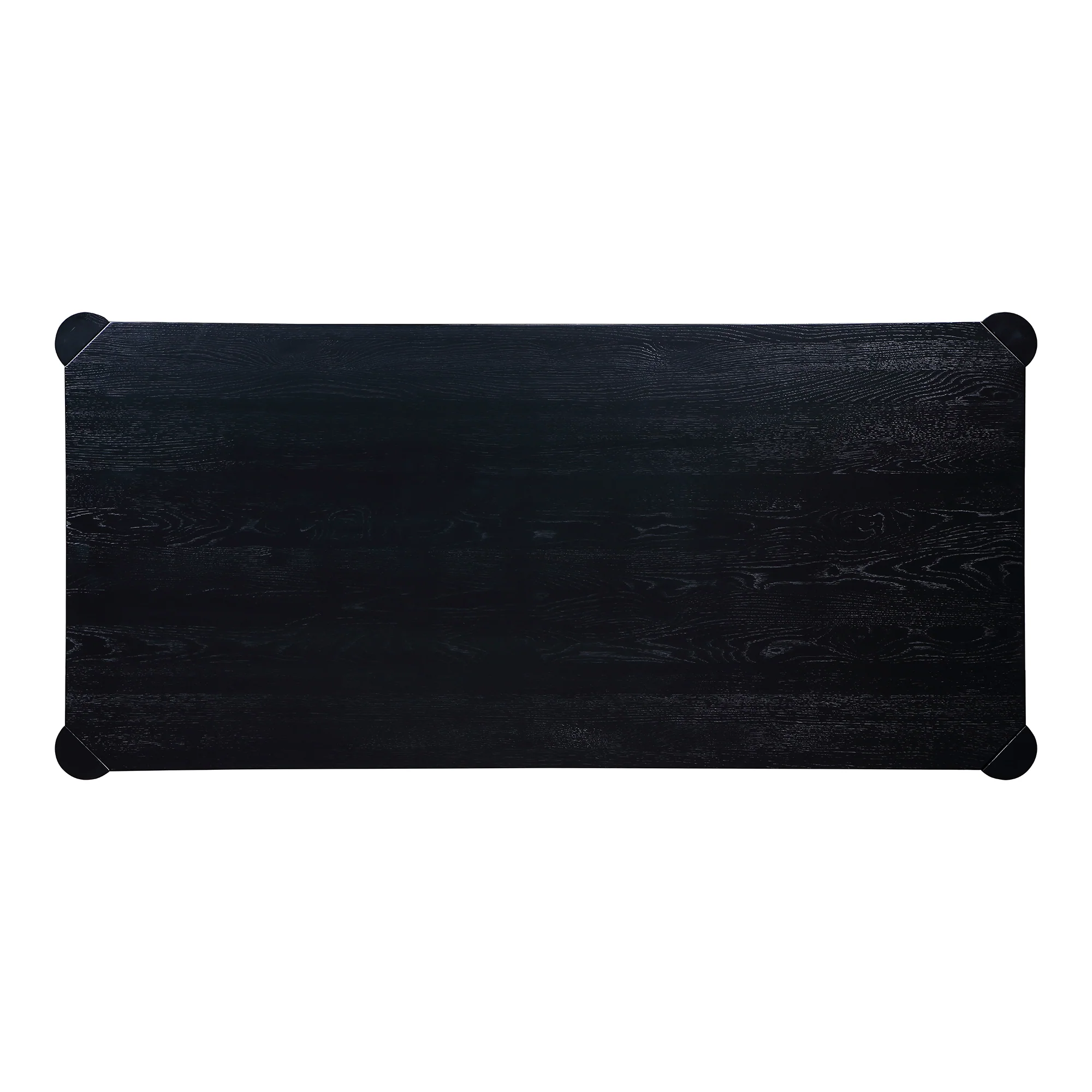Post Dining Table Large Oak Black - Image 6