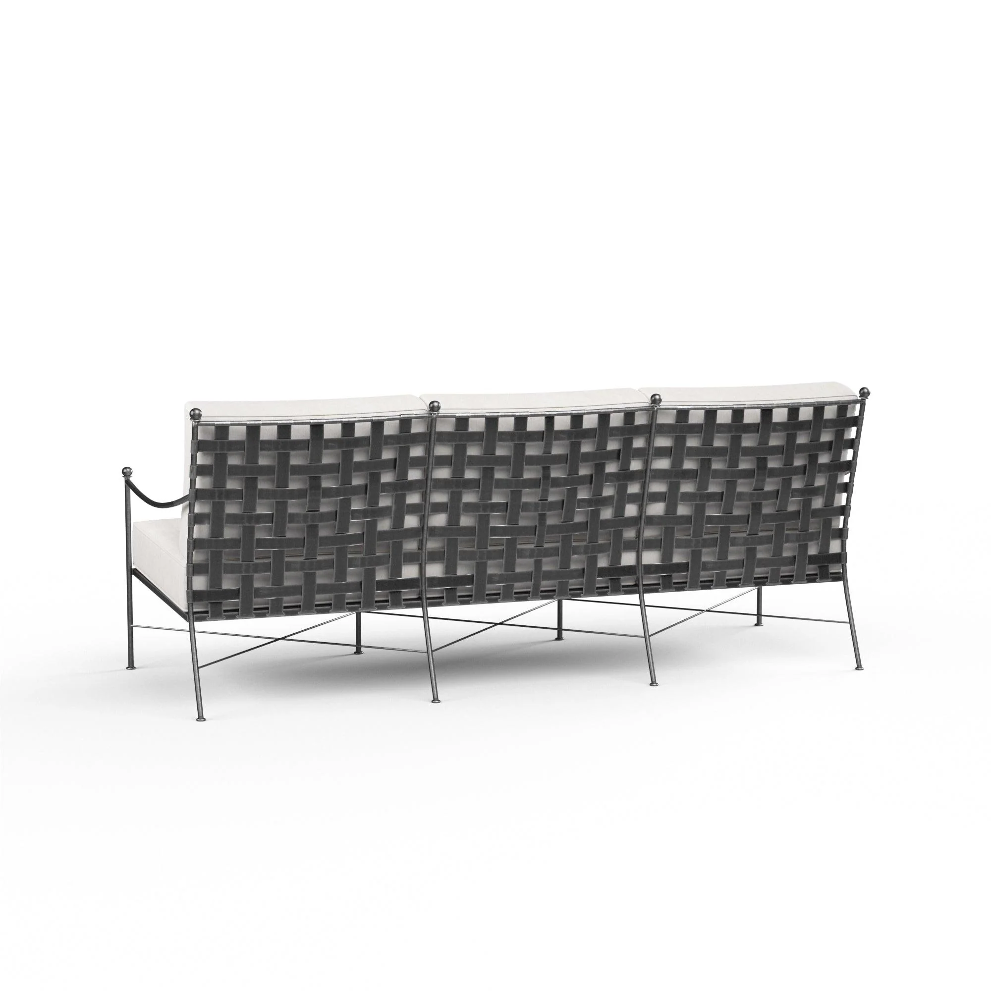 Provence Sofa in Canvas Flax w/ Self Welt - Image 3