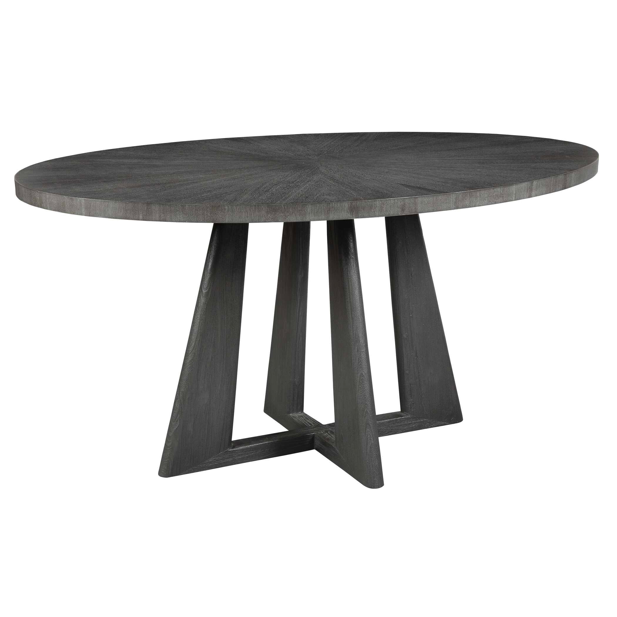 Pulsar Round Gray Walnut Dining Table - Image 4
