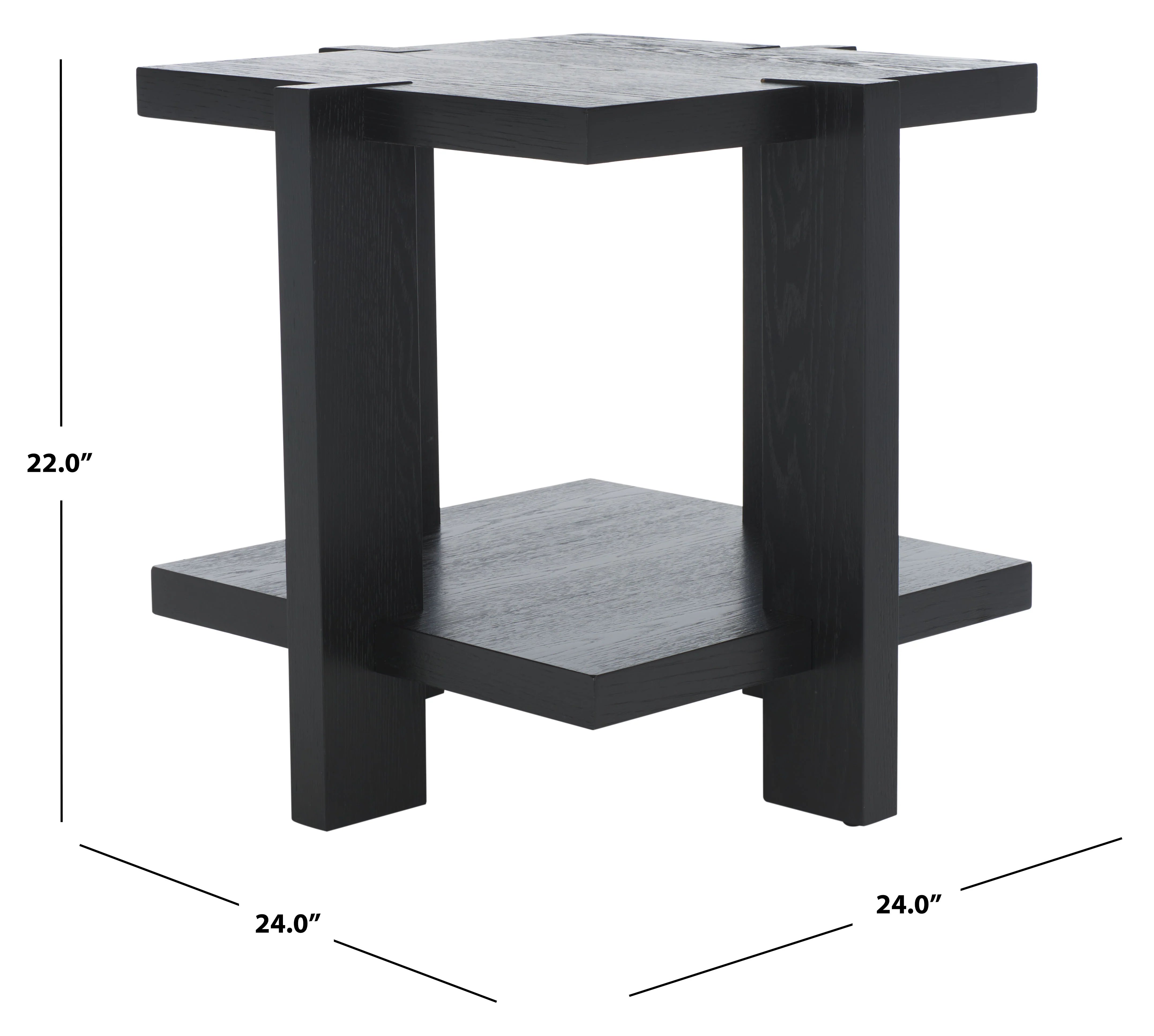 Quigley Square Wood Accent Table - Image 6
