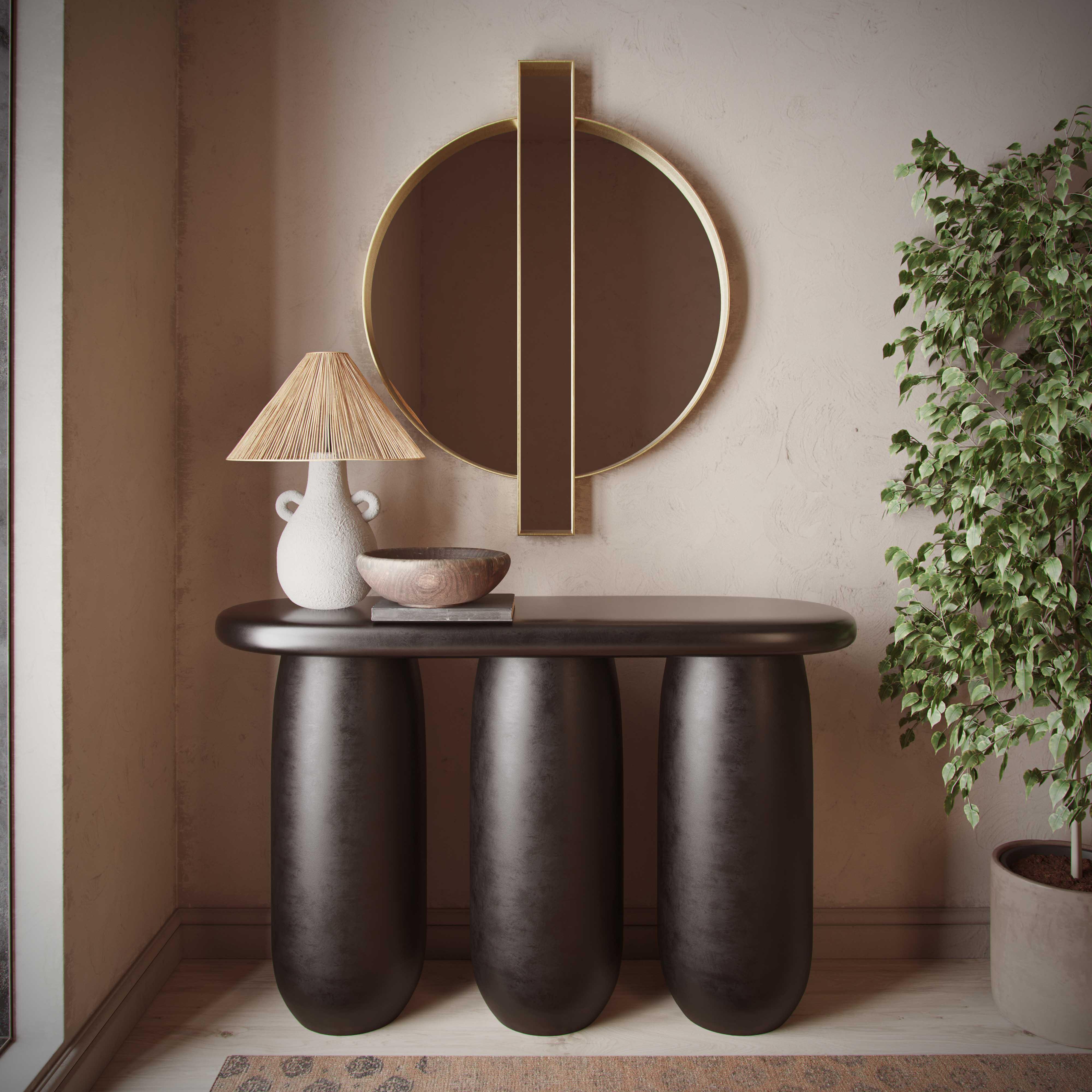 Rahul 49" Textured Console Table - Image 2