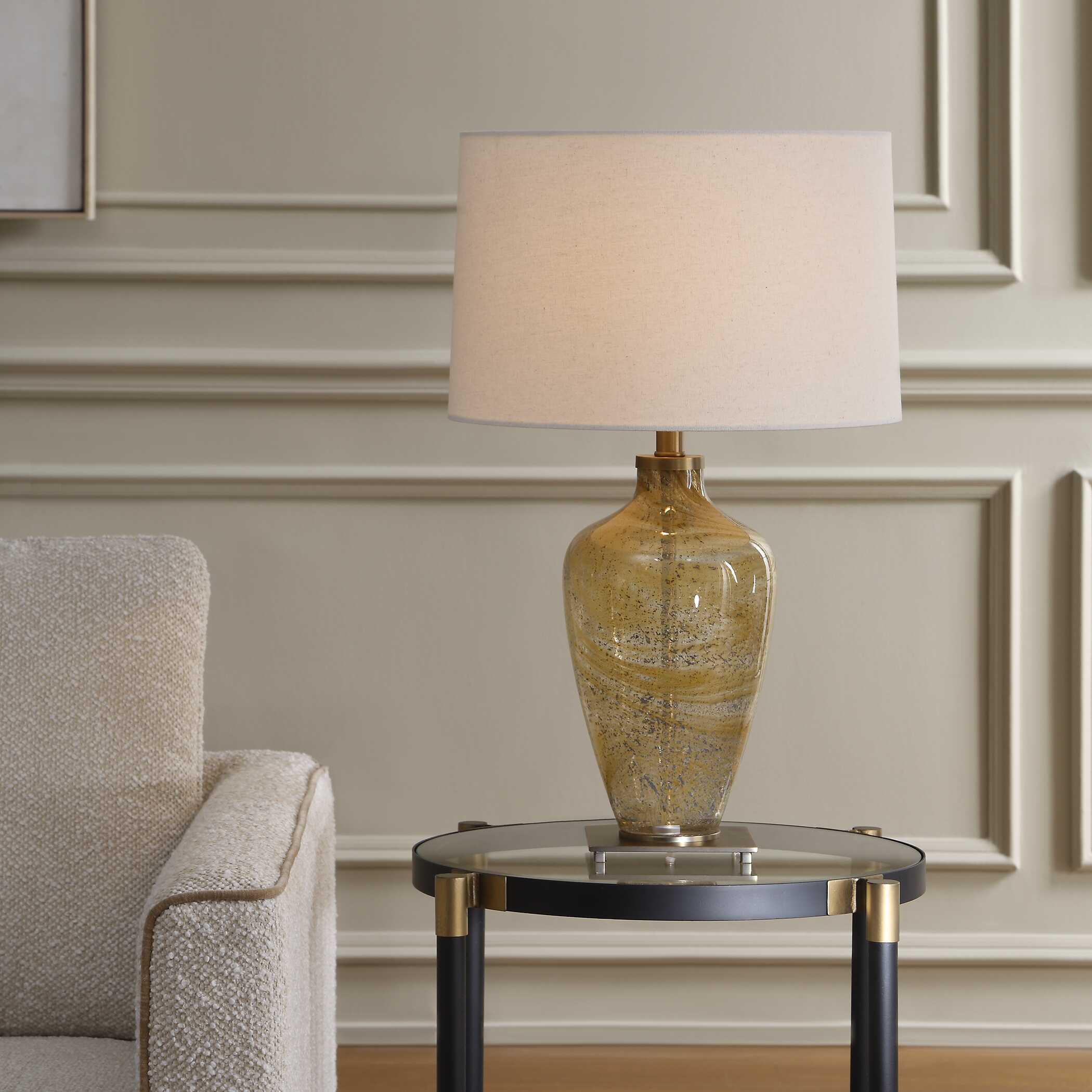 Rainer Blown Glass Table Lamp - Image 2