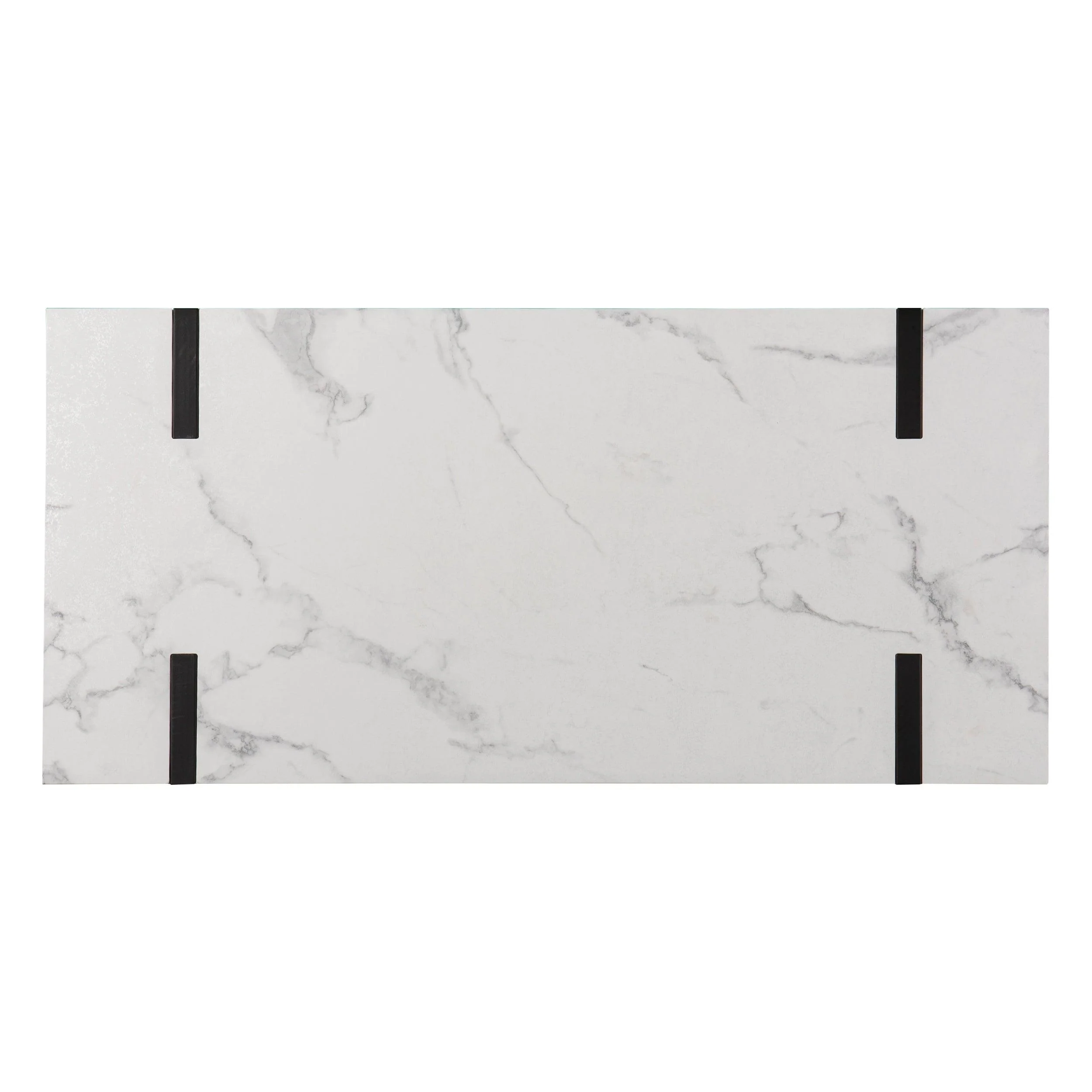 Rangley Modern Faux Marble Desk - Image 6