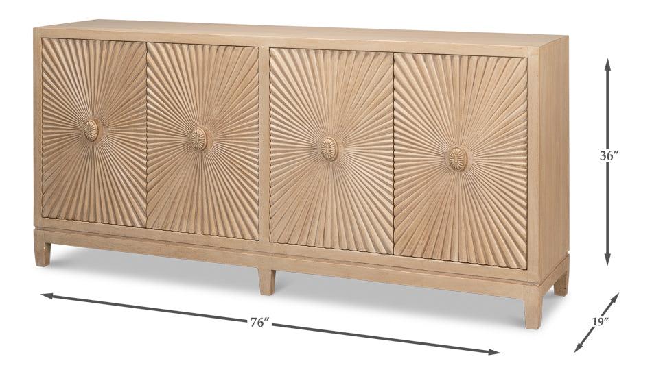 Rayon Four Door Sideboard - Image 8