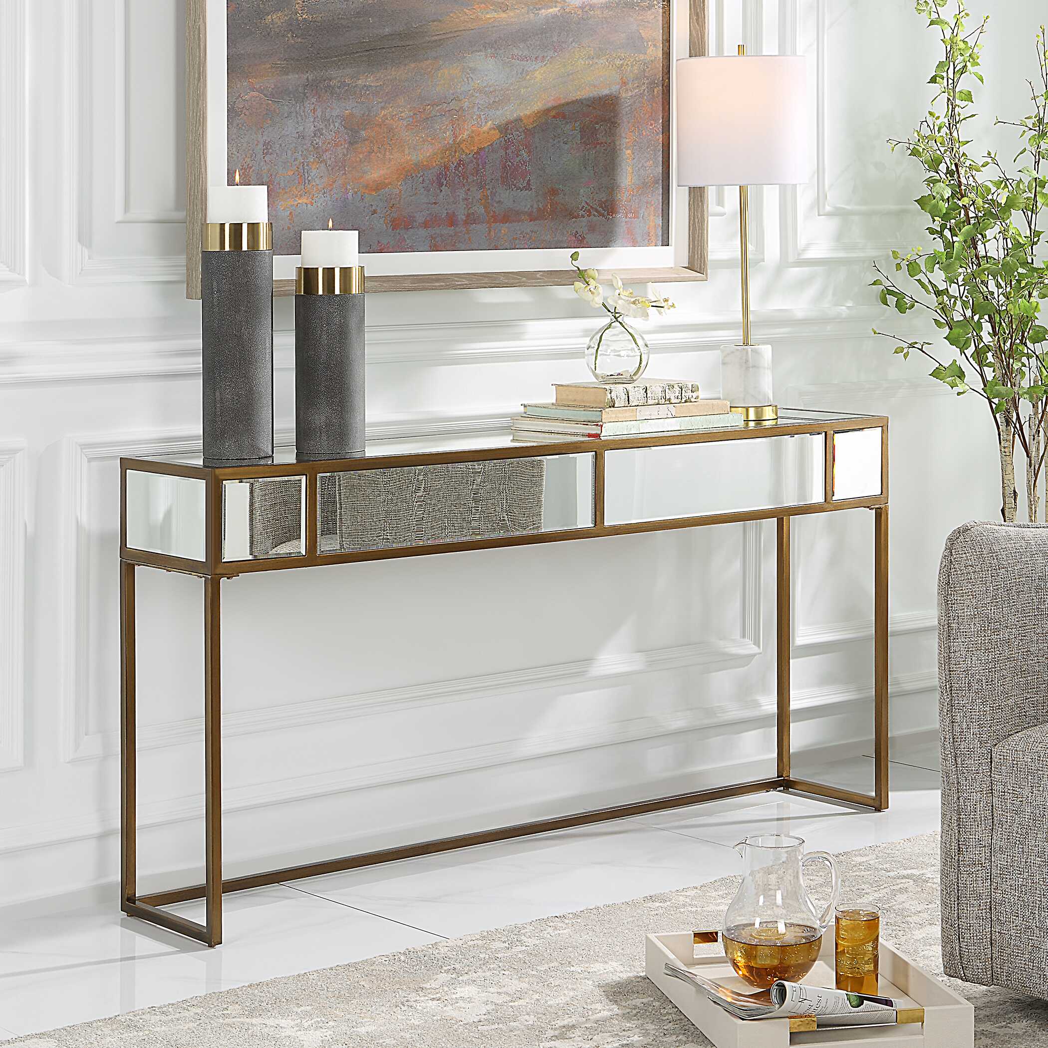 Reflect Mirrored Console Table - Image 3