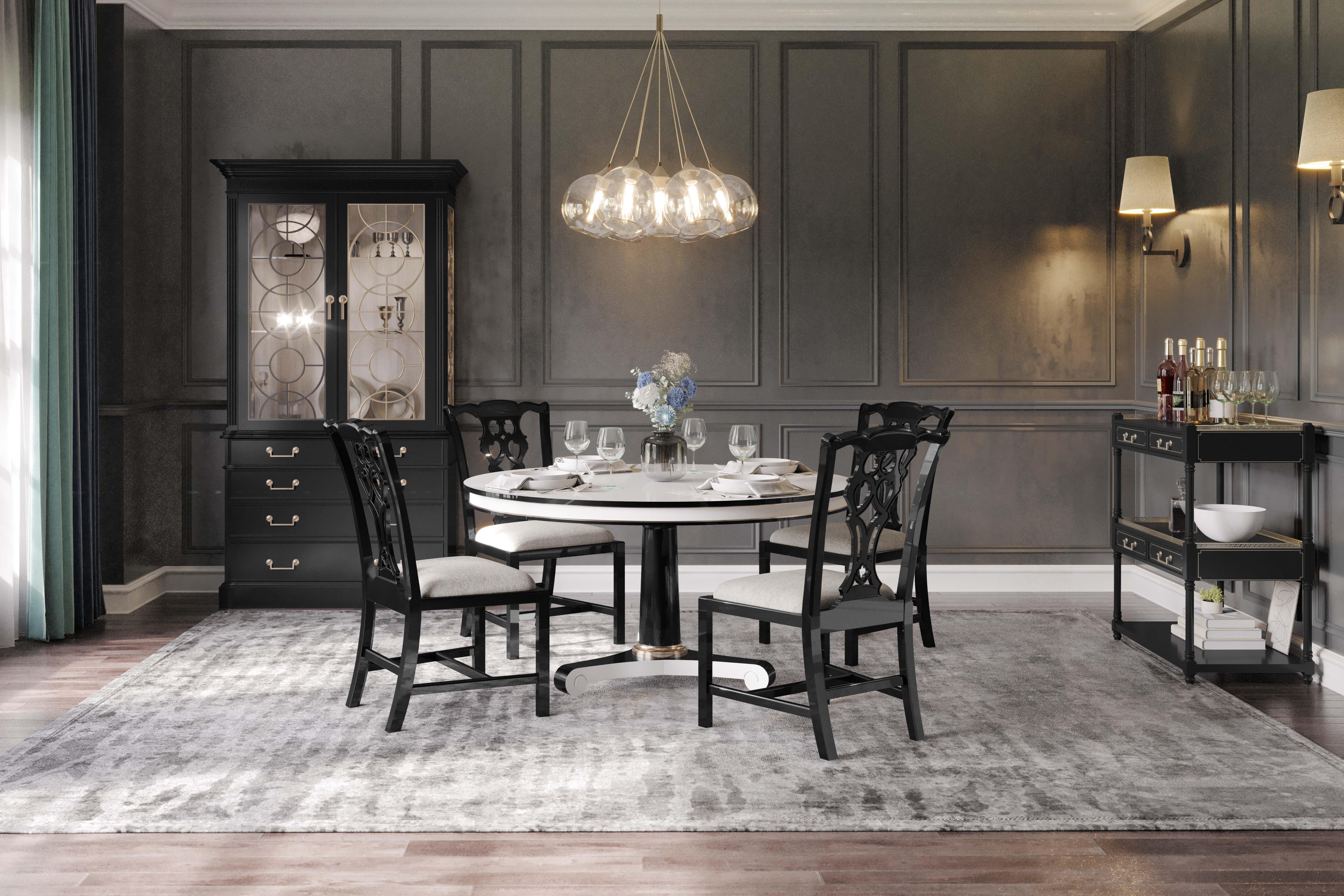 Reimagined Dipole Biedermeier 60" Dining Table - Image 4