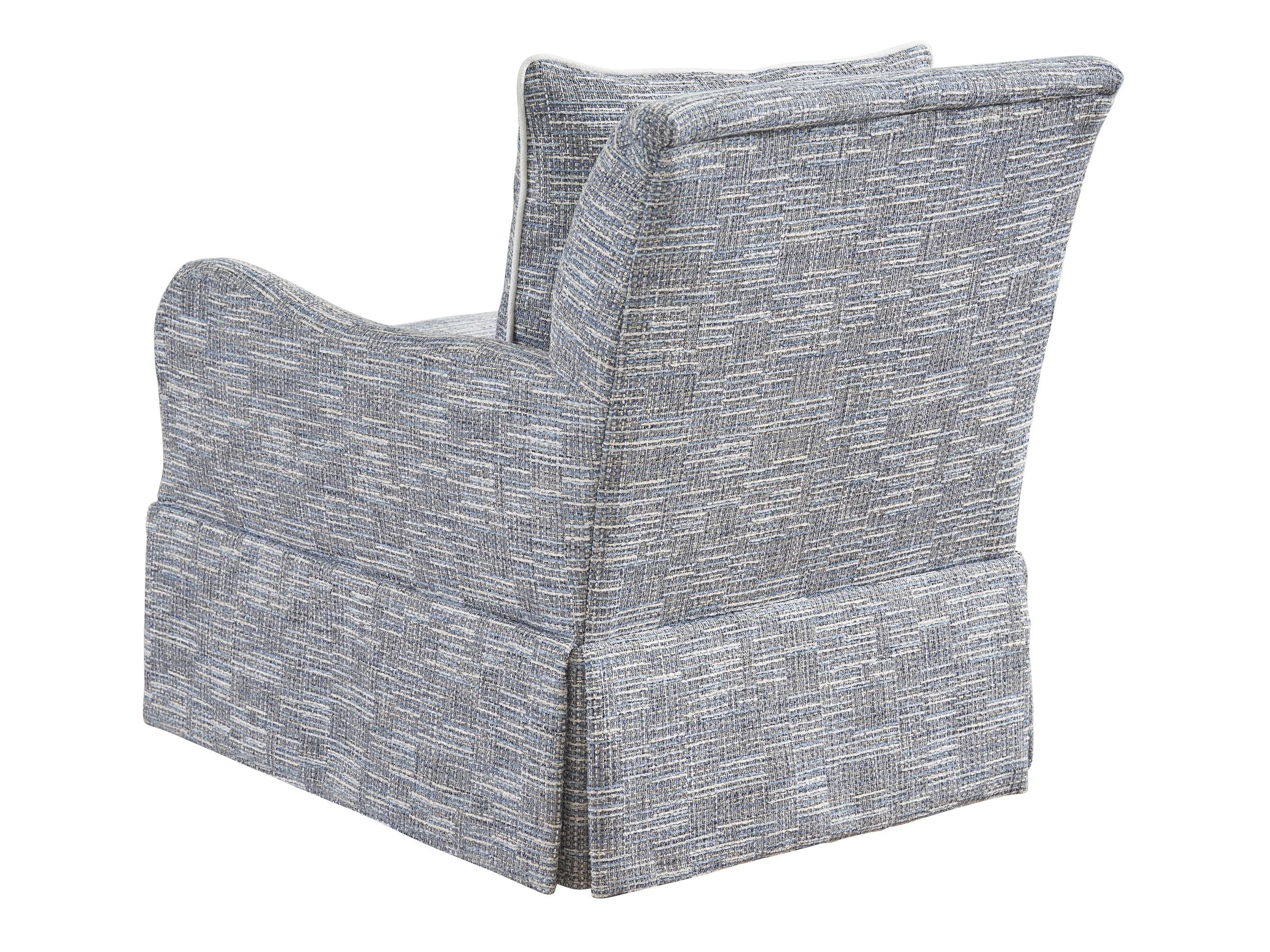 Rendezvous Palm Frond Swivel Chair - Image 2