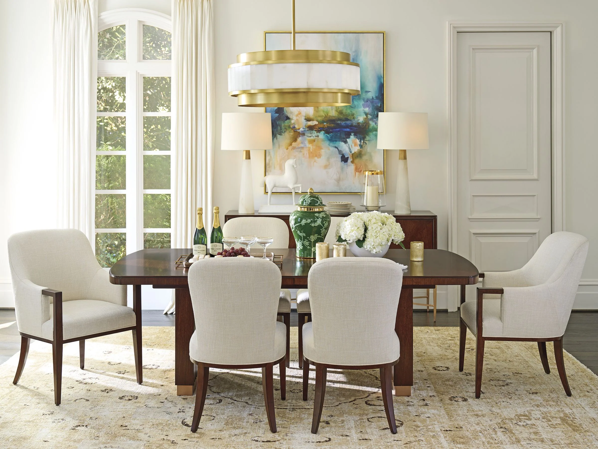 Rendezvous Portman Double Pedestal Dining Table - Image 3