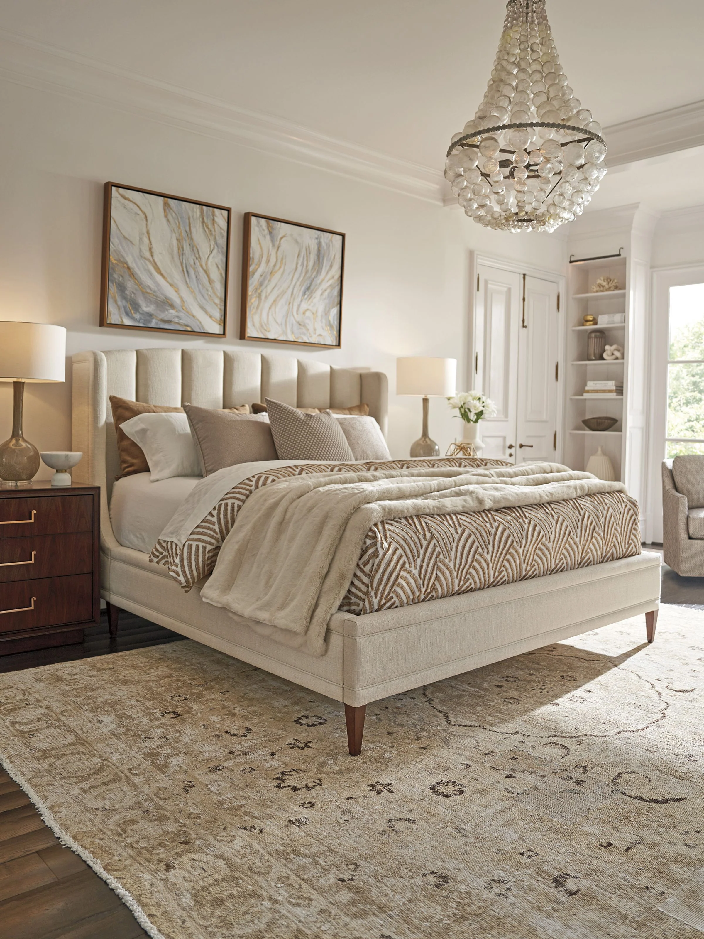 Rendezvous Savoy Upholstered Bed Queen - Image 4