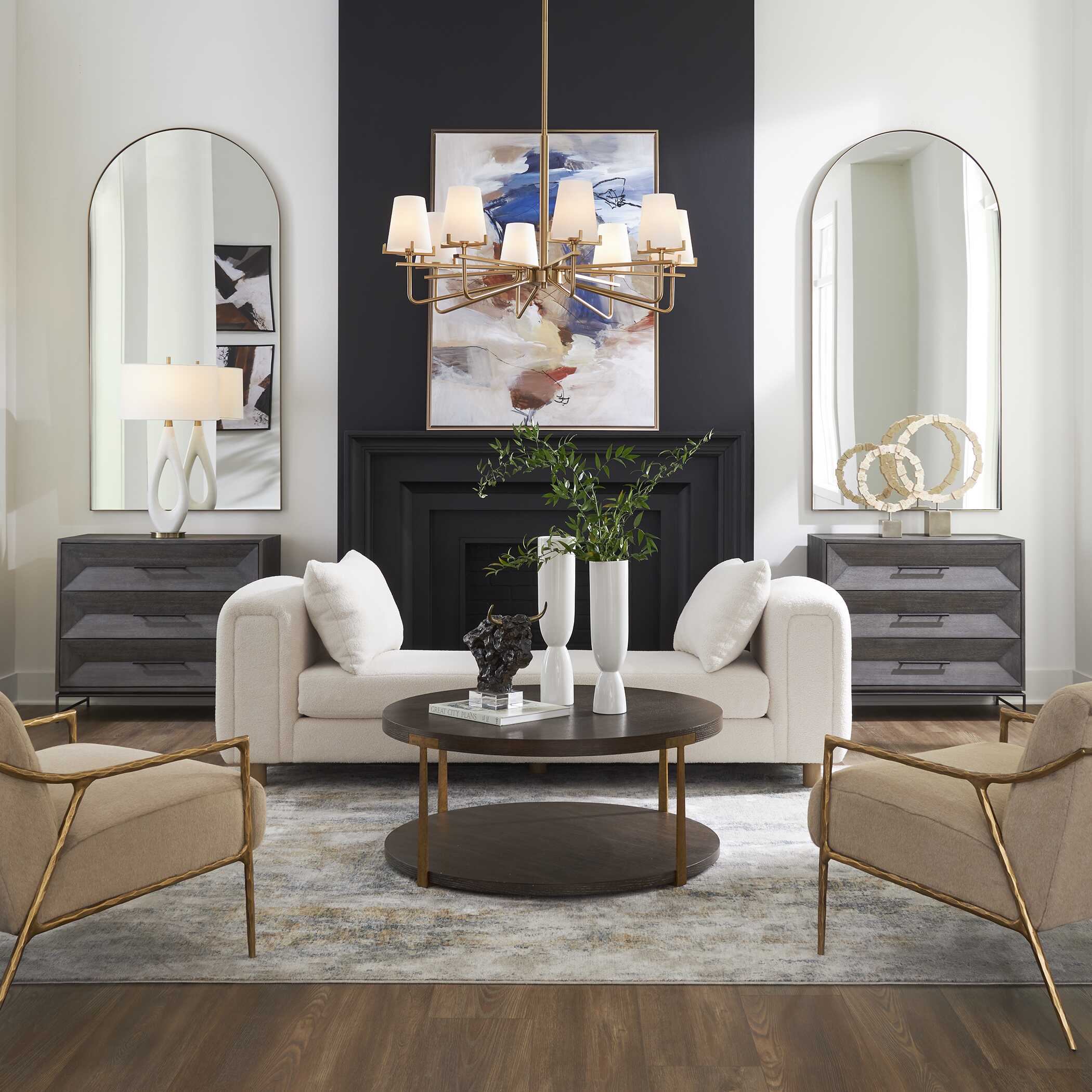 Repose Oversized Ivory Bench - Image 8