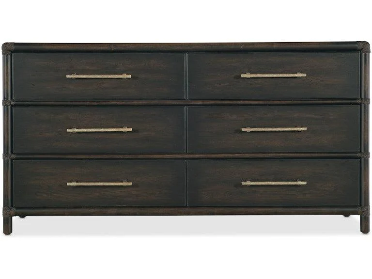 Retreat Pole Rattan Dresser - Image 8