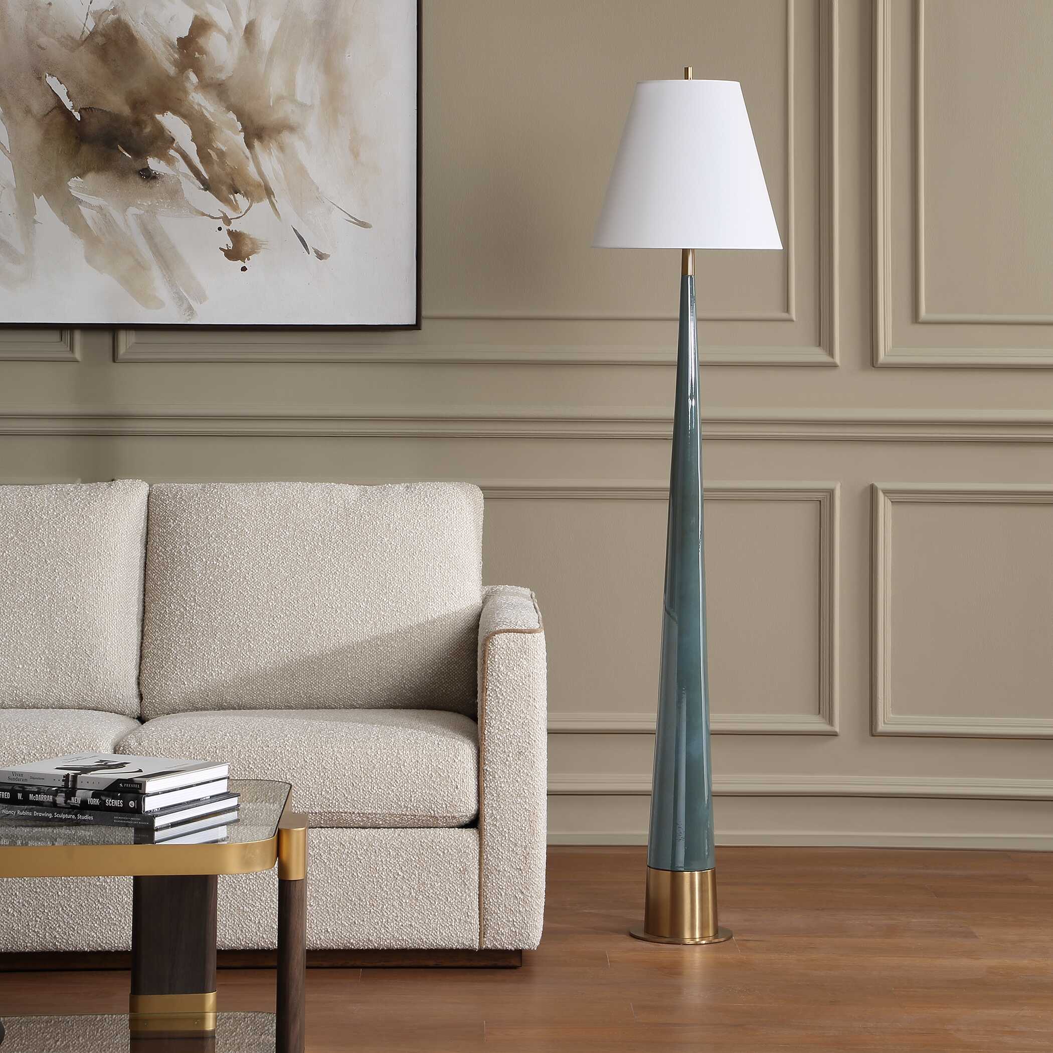 Riccardi Blue Floor Lamp - Image 3